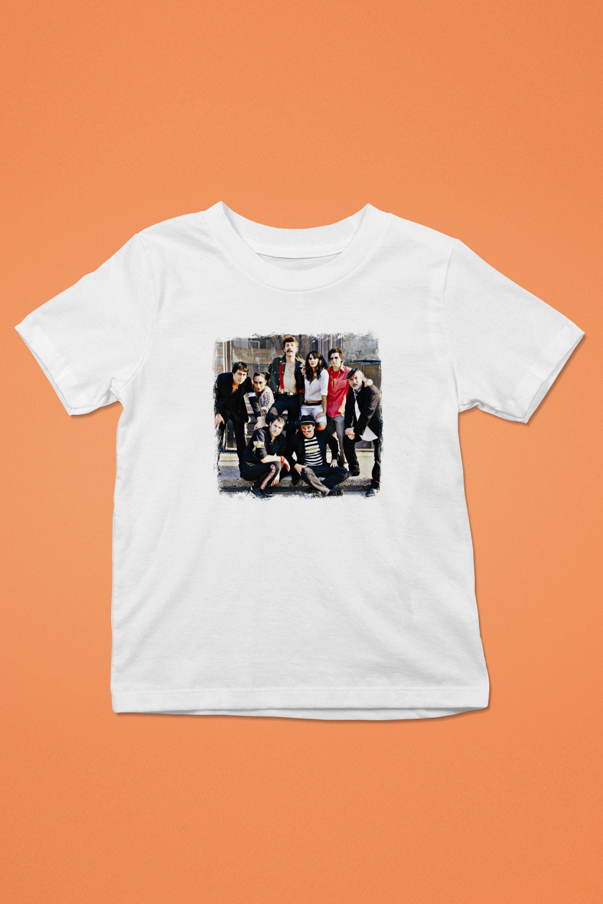 Gogol Bordello Baskılı Unisex Beyaz Çocuk Tişört