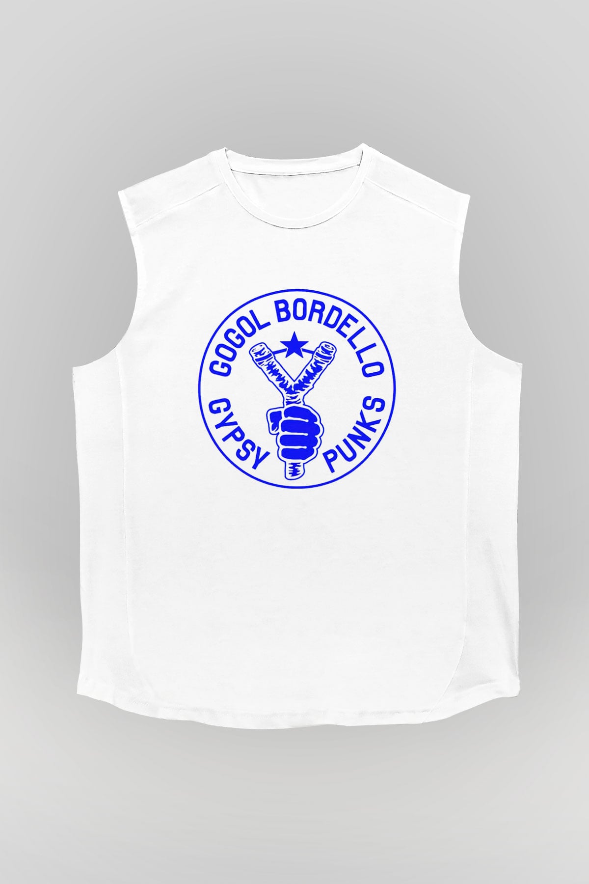 Gogol Bordello Beyaz Unisex Kolsuz Tişört