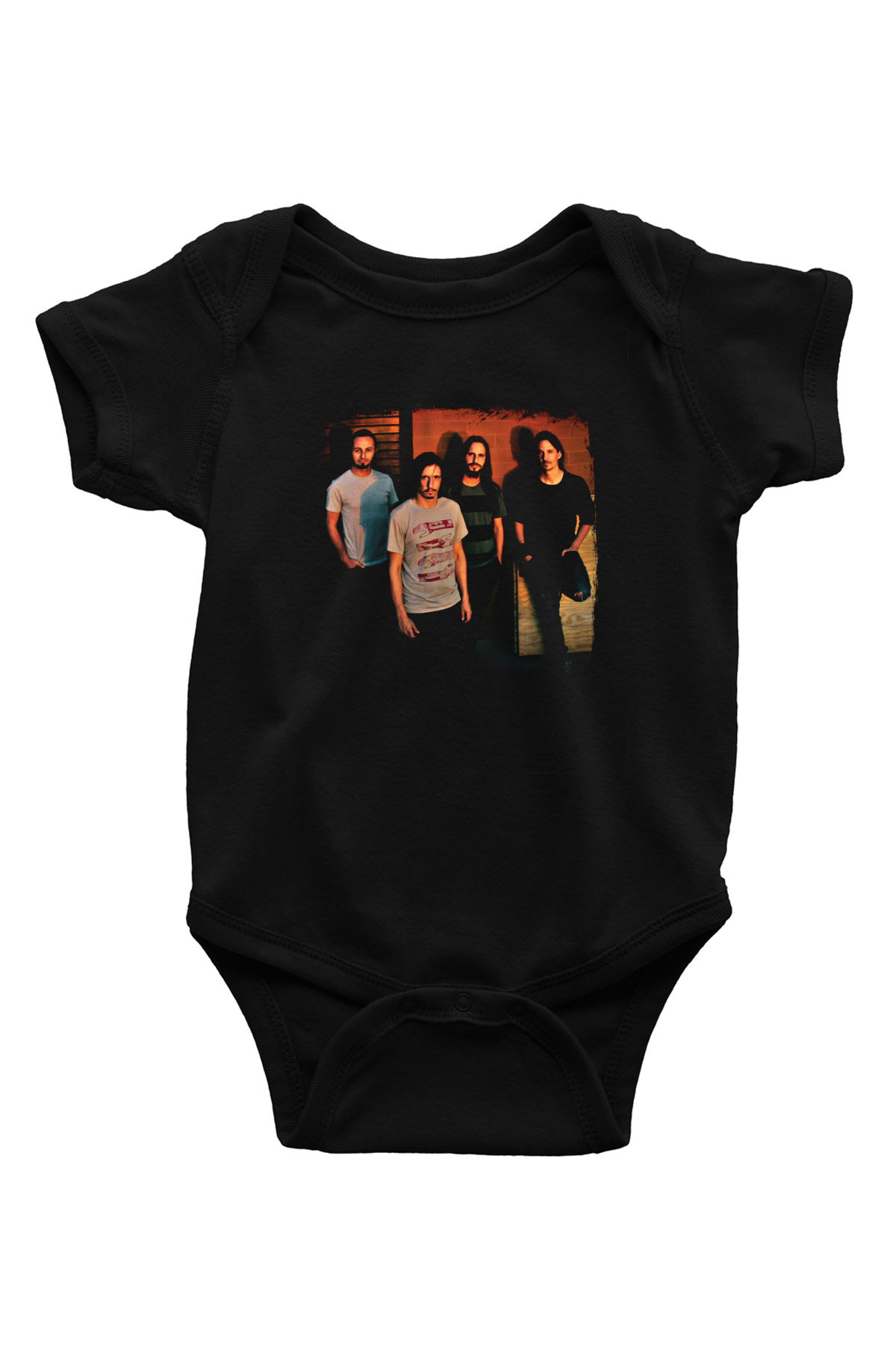 Gojira Baskılı Unisex Siyah Bebek Body - Zıbın