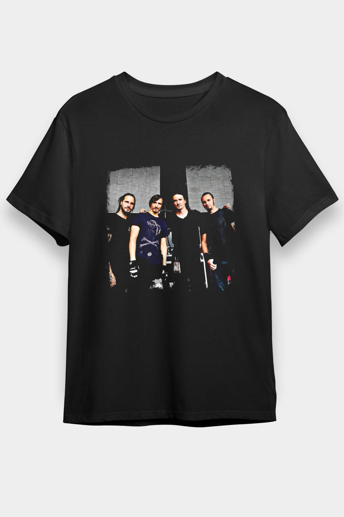 Gojira Baskılı Unisex Siyah Tişört