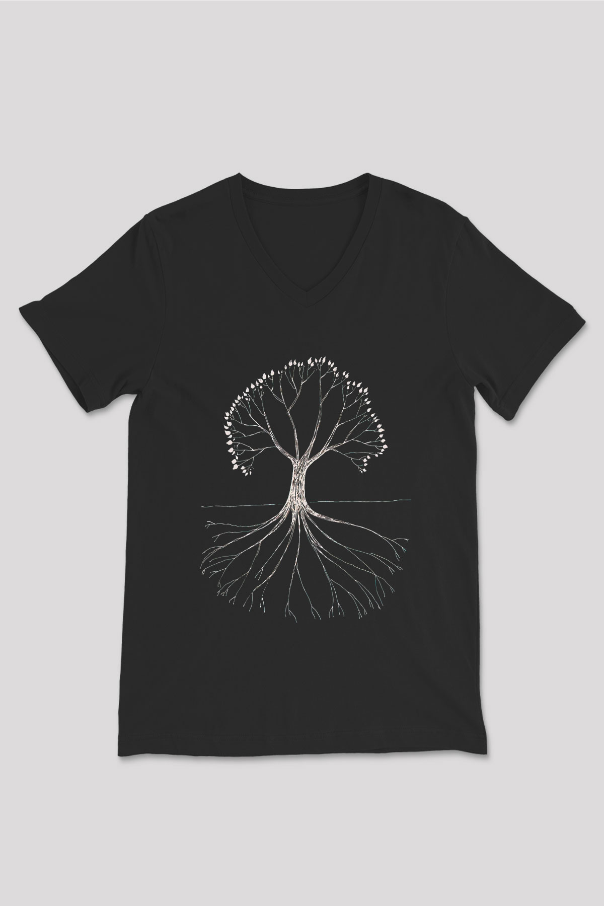 Gojira Siyah Unisex V Yaka Tişört T-Shirt