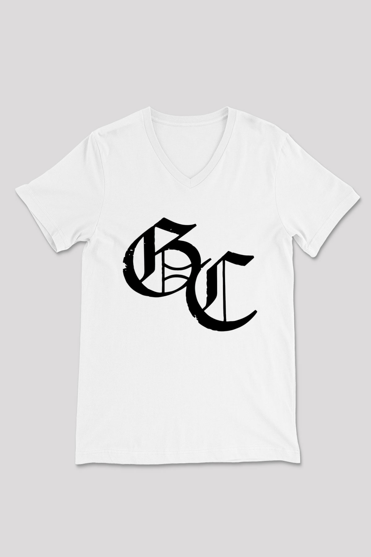 Good Charlotte Beyaz Unisex V Yaka Tişört T-Shirt