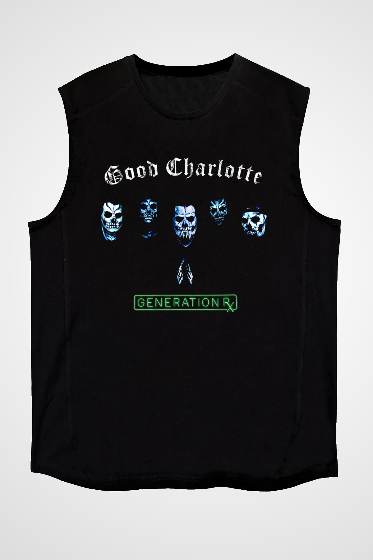 Good Charlotte Siyah Unisex Kolsuz Tişört