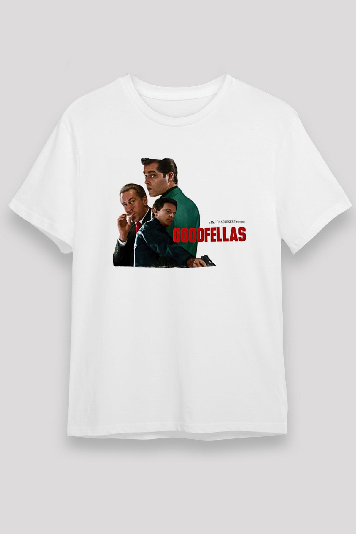 Goodfellas Unisex Baskılı Beyaz Tişört - Tshirt