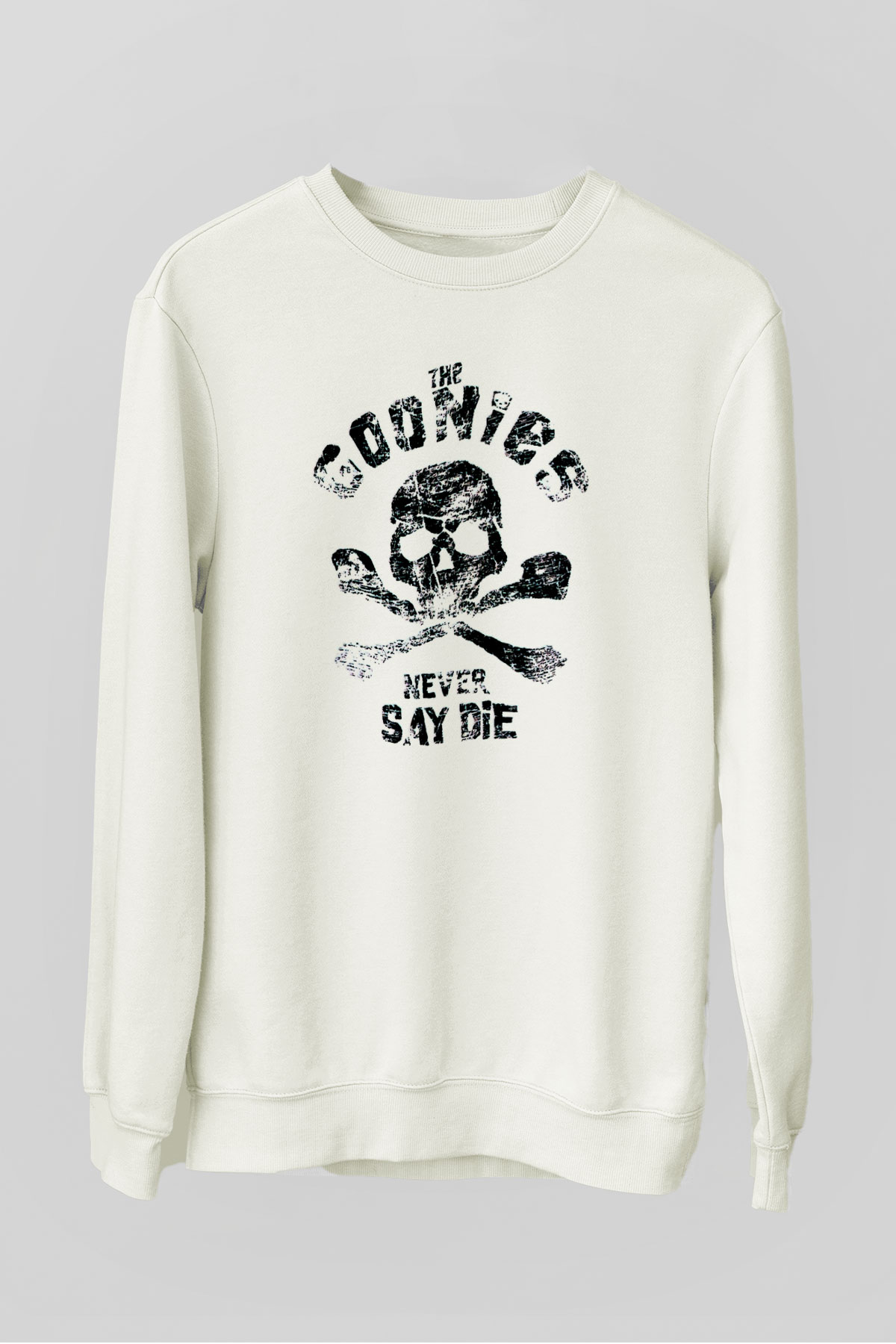 Goonies Beyaz Unisex  Sweatshirt