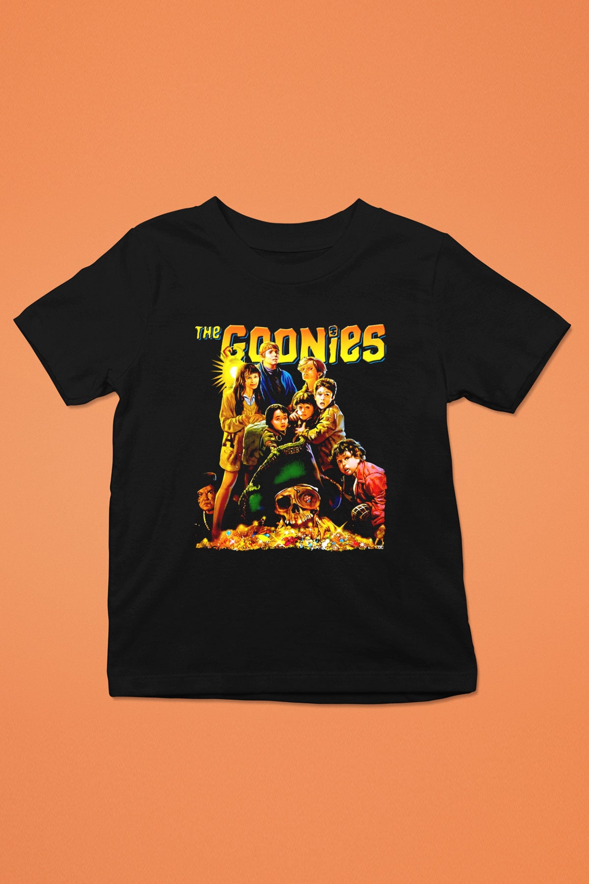 Goonies Siyah Unisex  Çocuk Tişört