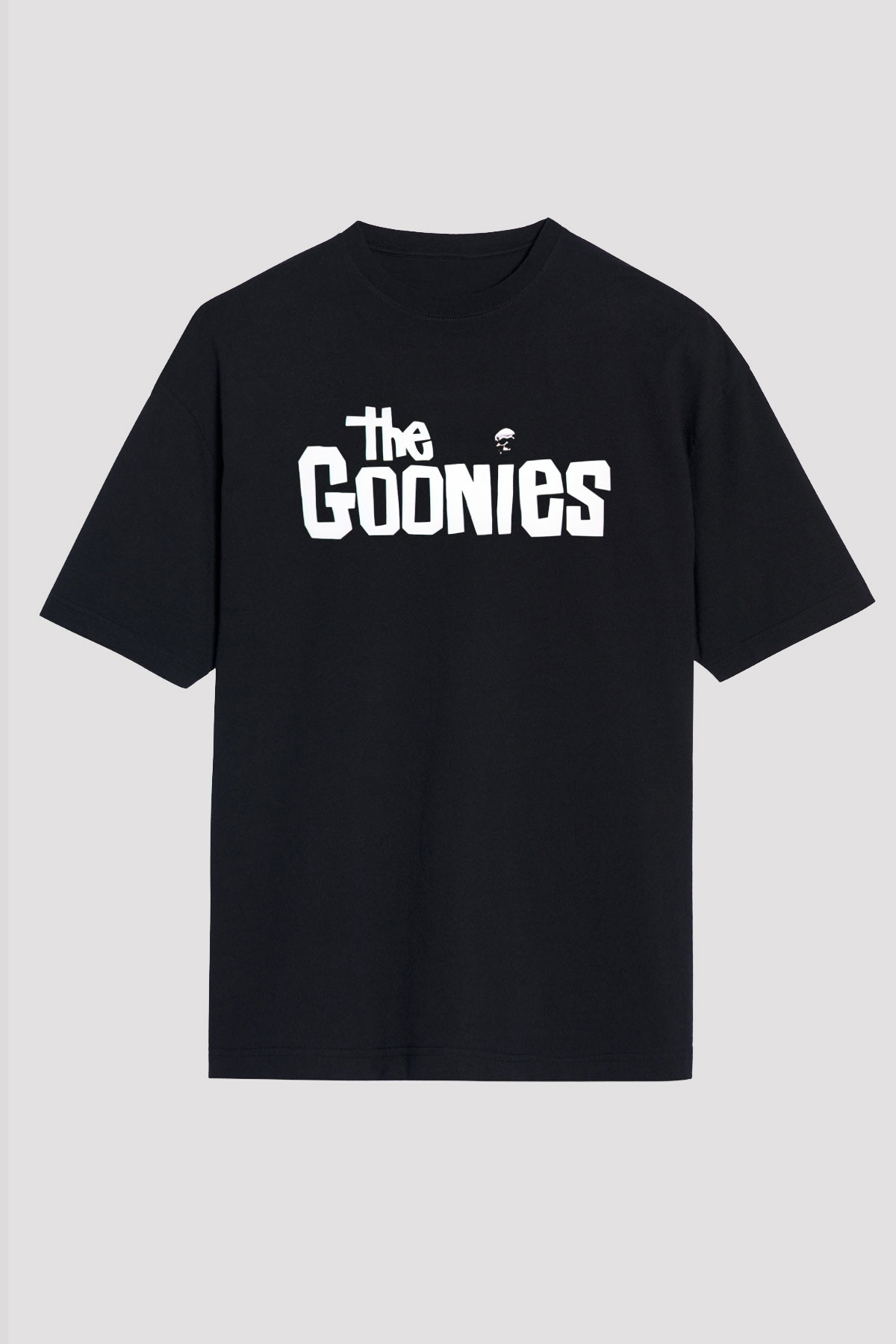 Goonies Siyah Unisex Oversize Tişört