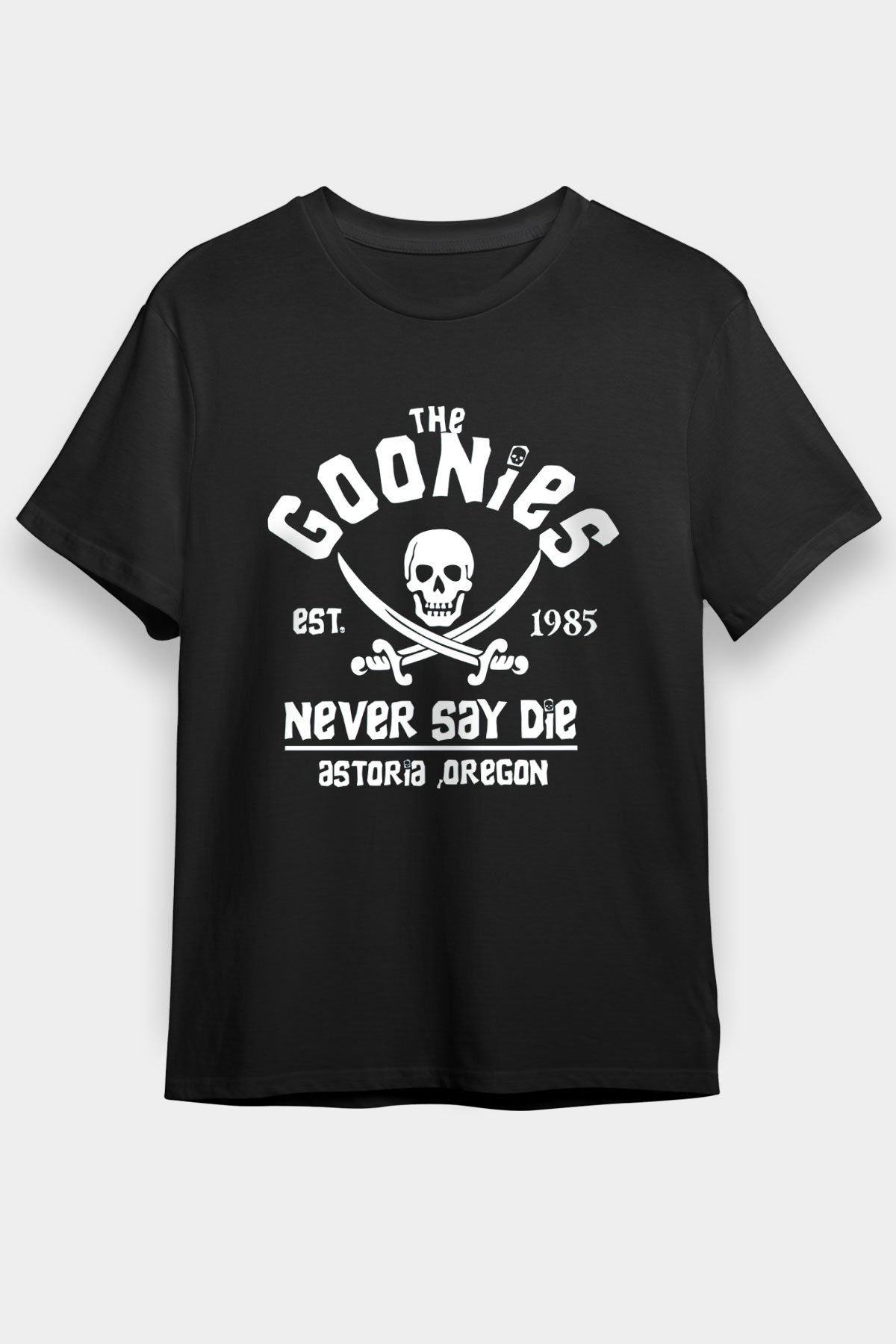 Goonies Black Unisex Graphic Tee - STREETWEAR