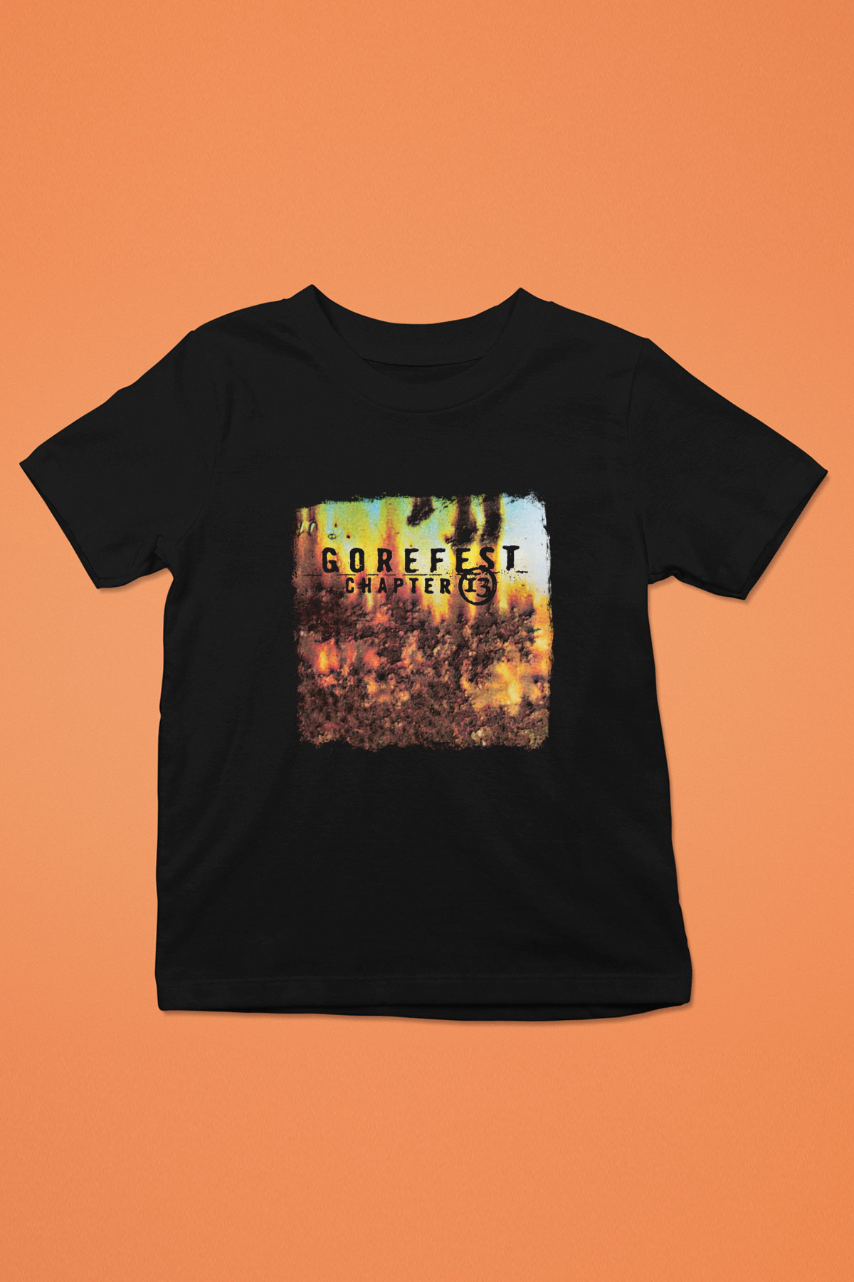 Gorefest Baskılı Unisex Siyah Çocuk Tişört