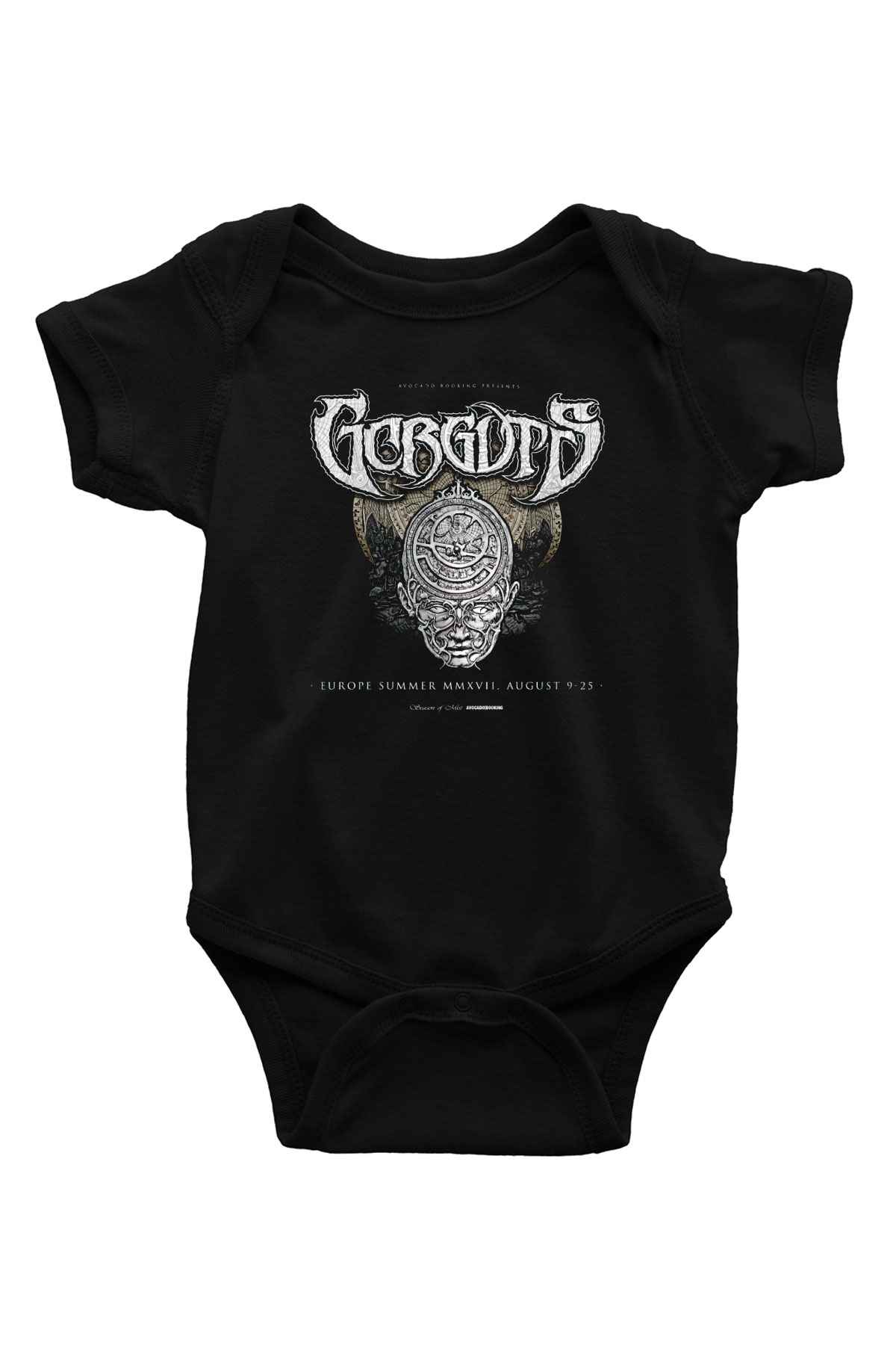 Gorguts Siyah Bebek Body - Zıbın