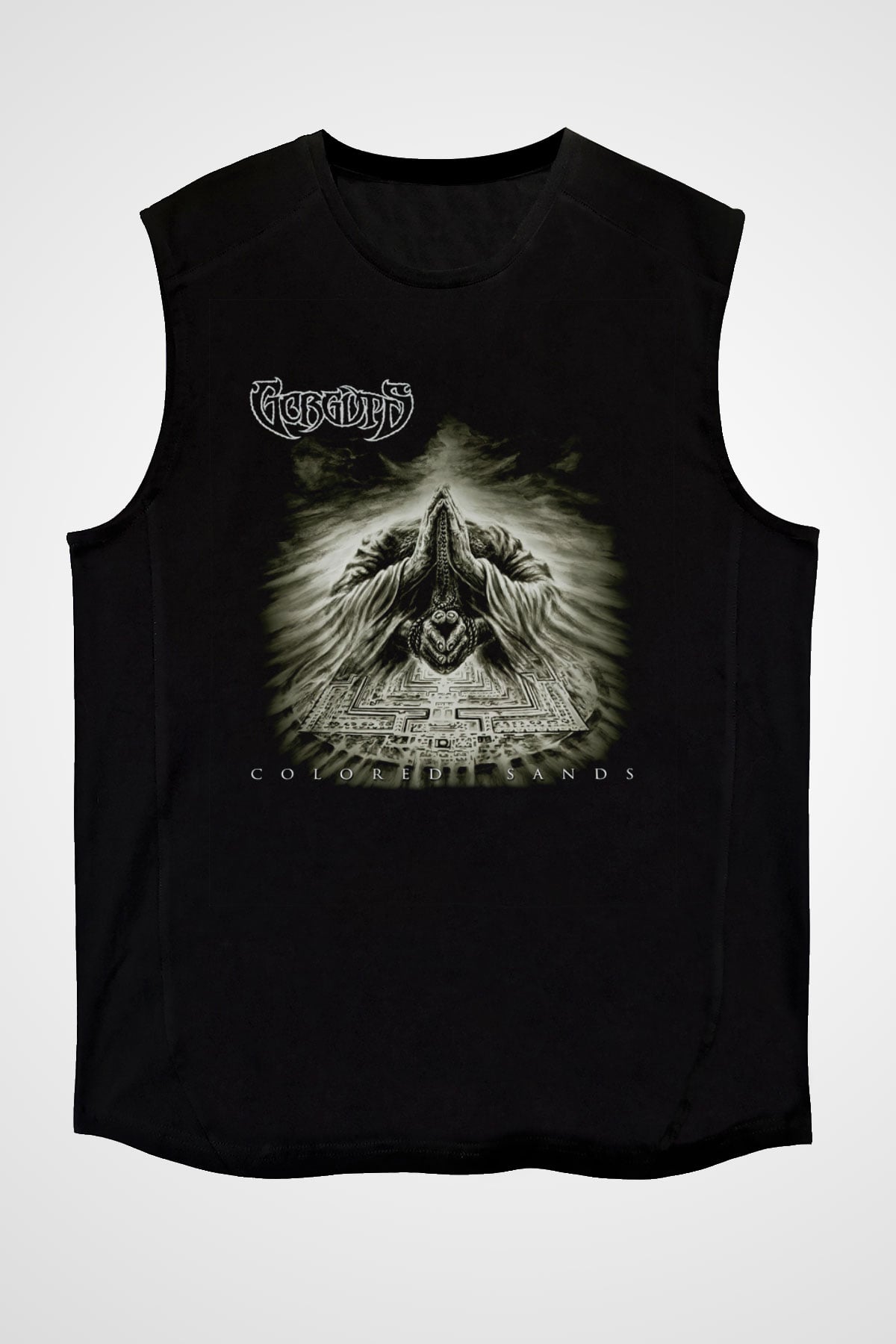 Gorguts Siyah Unisex Kolsuz Tişört
