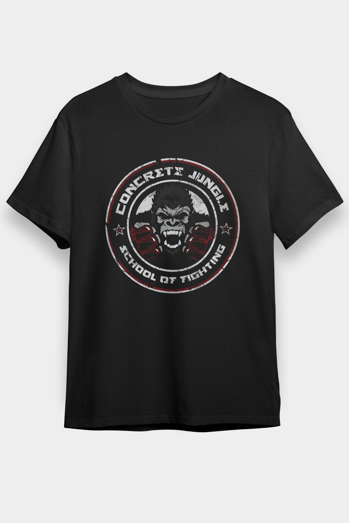 Goril Siyah Unisex Tişört T-Shirt - TişörtFabrikası