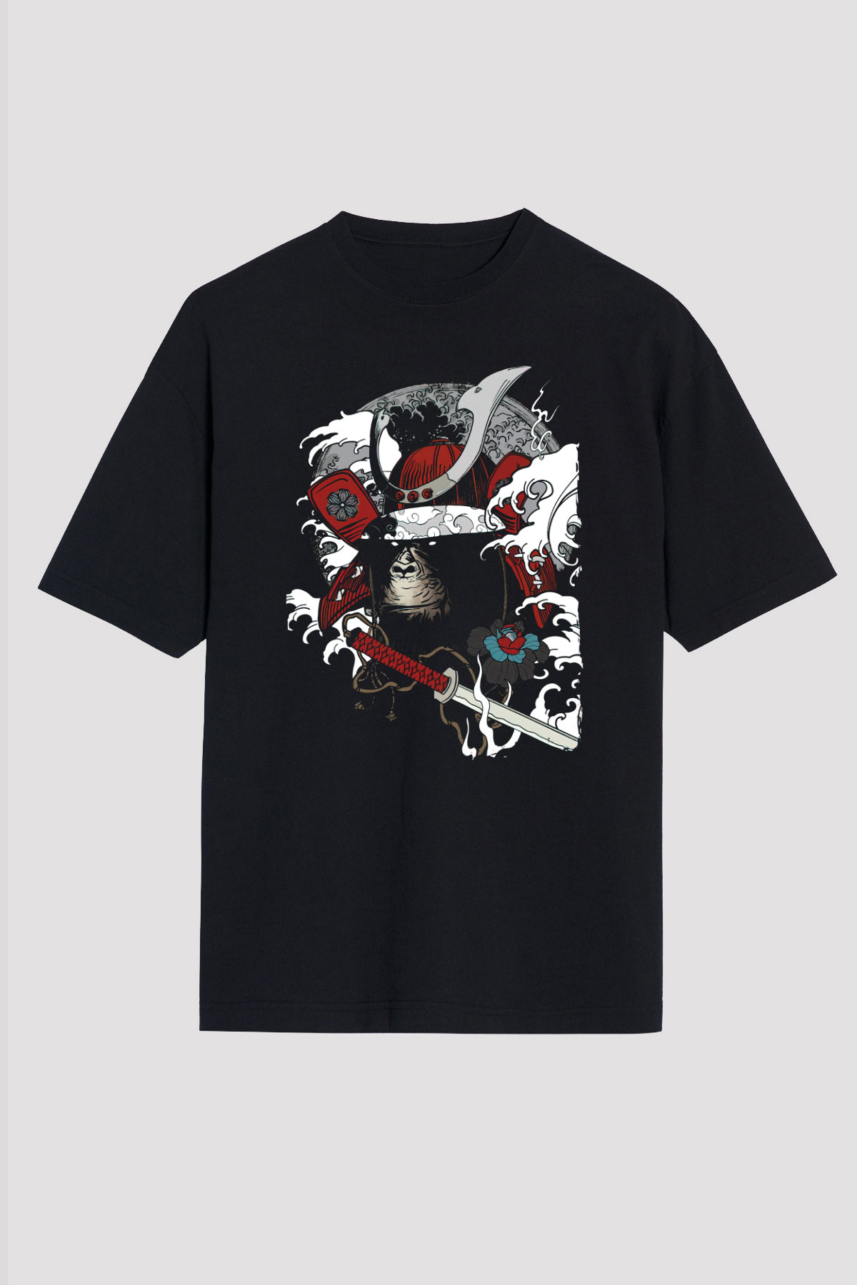 Goril Siyah Unisex Tişört T-Shirt - TişörtFabrikası