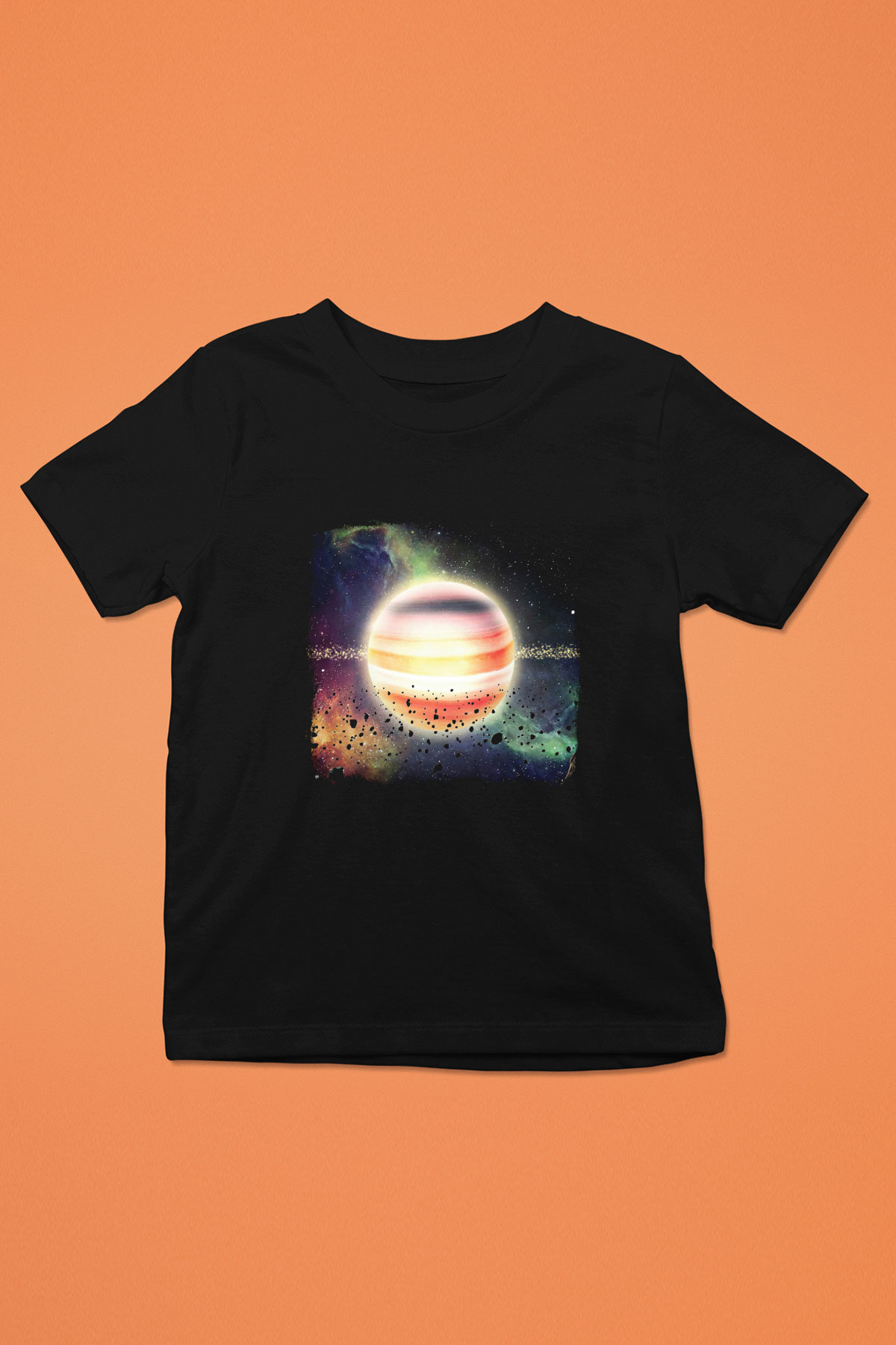 Gorillaz Baskılı Unisex Siyah Çocuk Tişört