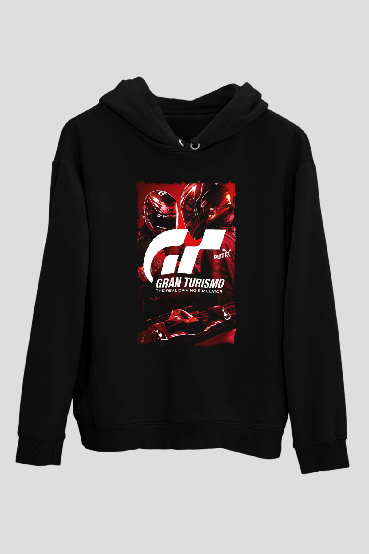 Gran Turismo Siyah Unisex Hoodie