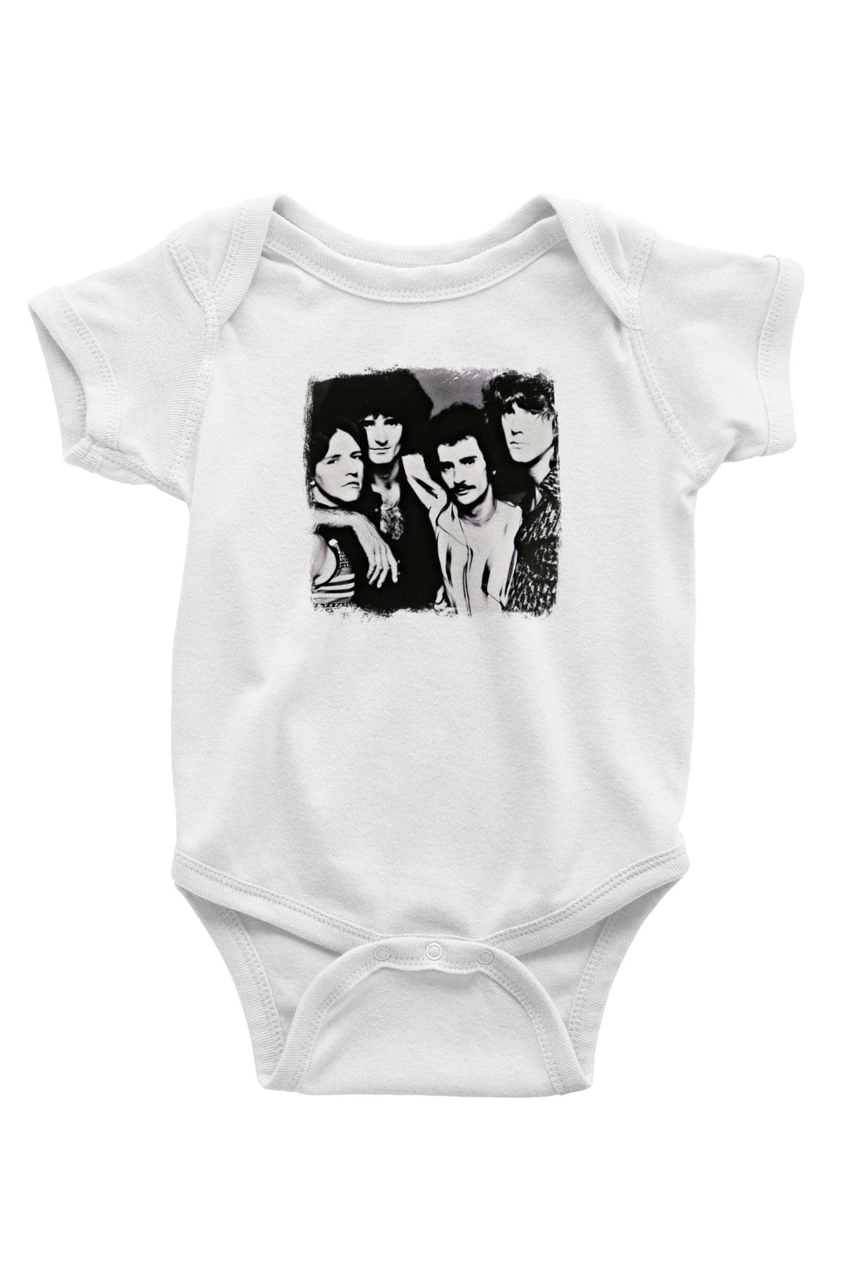 Grand Funk Railroad Baskılı Unisex Beyaz Bebek Body - Zıbın