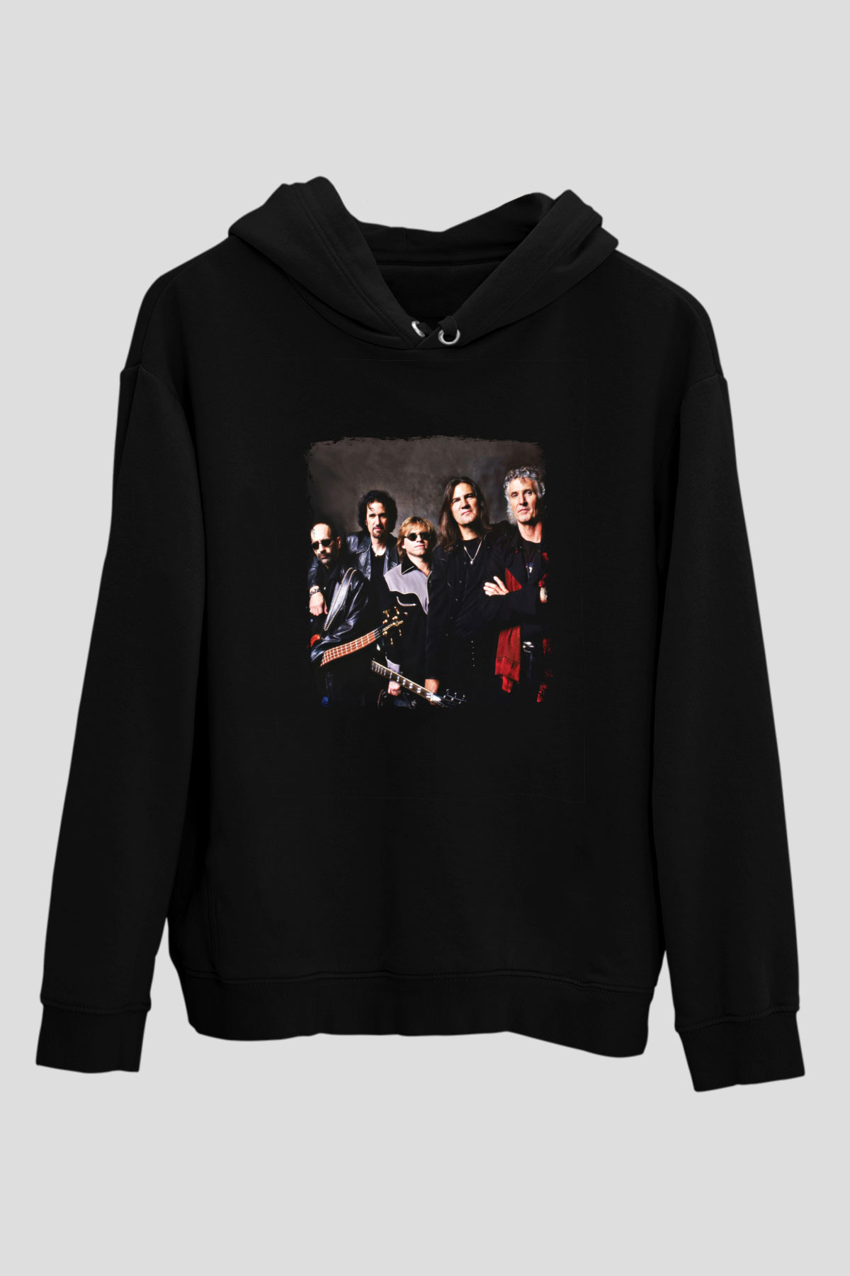 Grand Funk Railroad Baskılı Unisex Siyah Hoodie