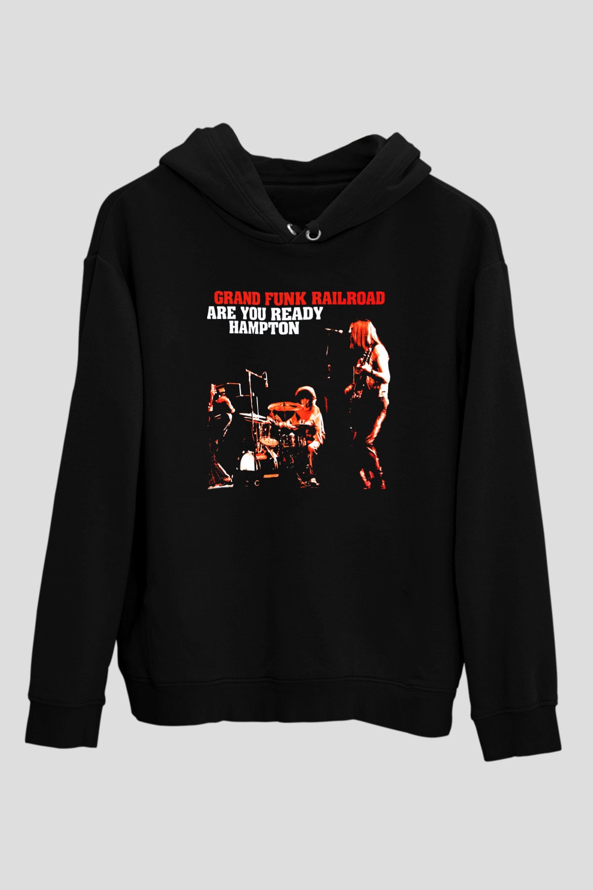 Grand Funk Railroad Siyah Unisex Hoodie