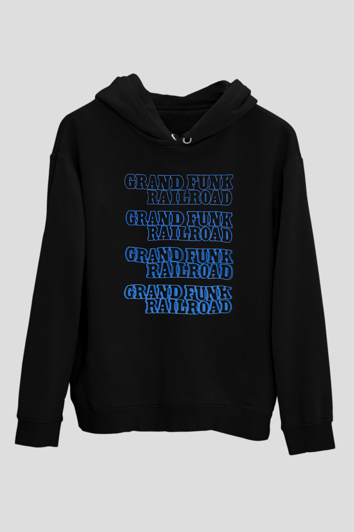 Grand Funk Railroad Siyah Unisex Hoodie