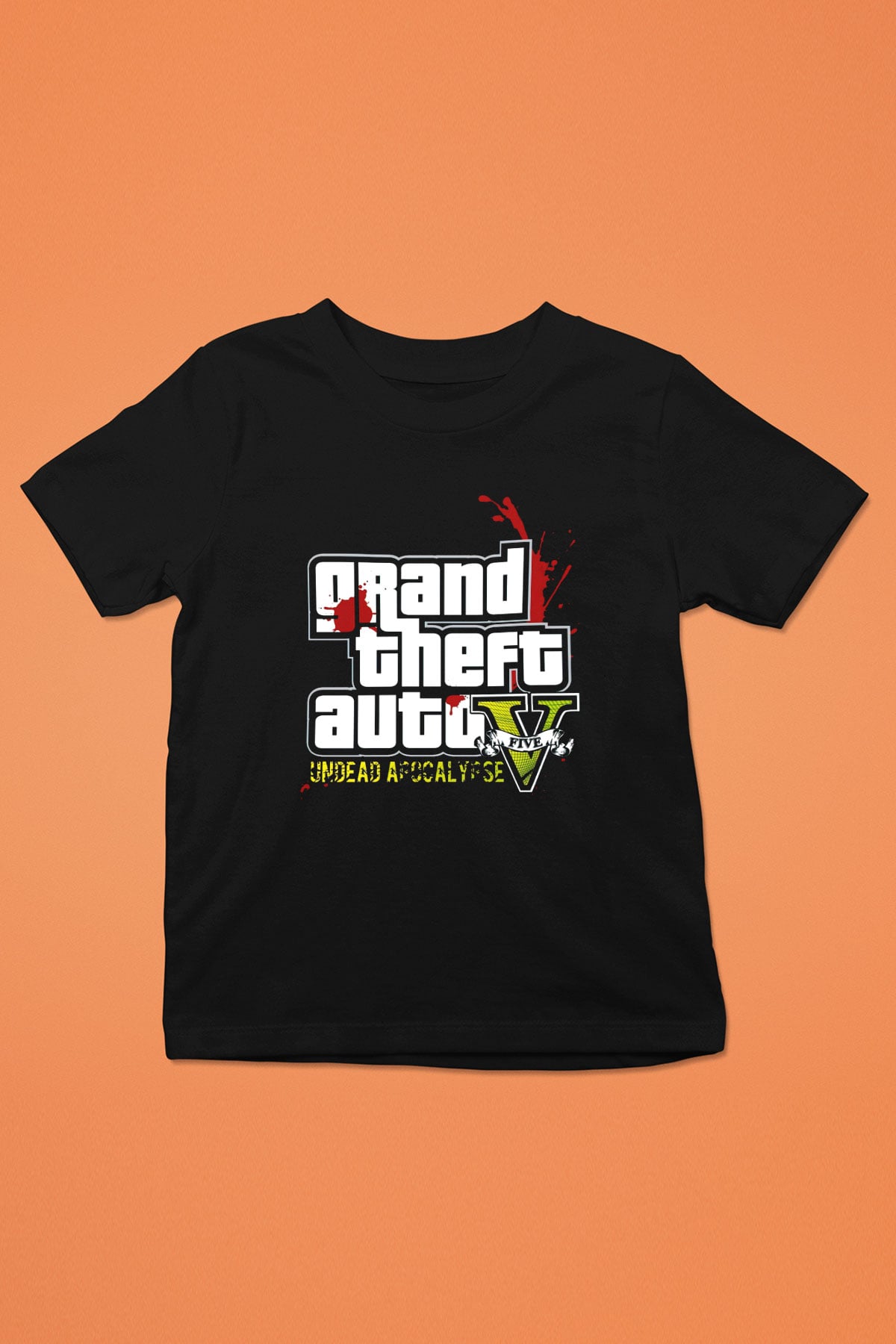 Grand Theft Auto Beyaz Unisex Çocuk Tişört