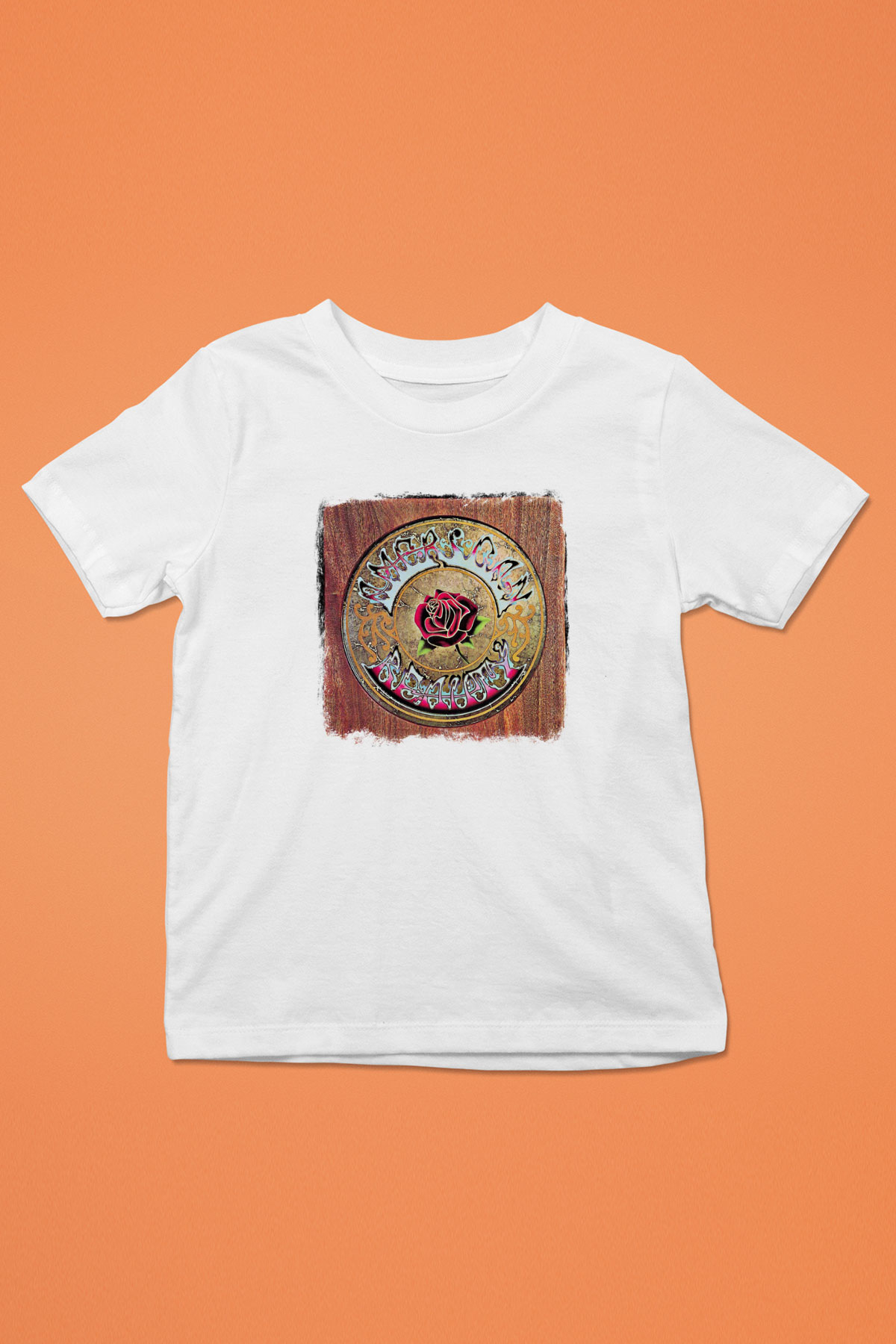 Grateful Dead Baskılı Unisex Beyaz Çocuk Tişört