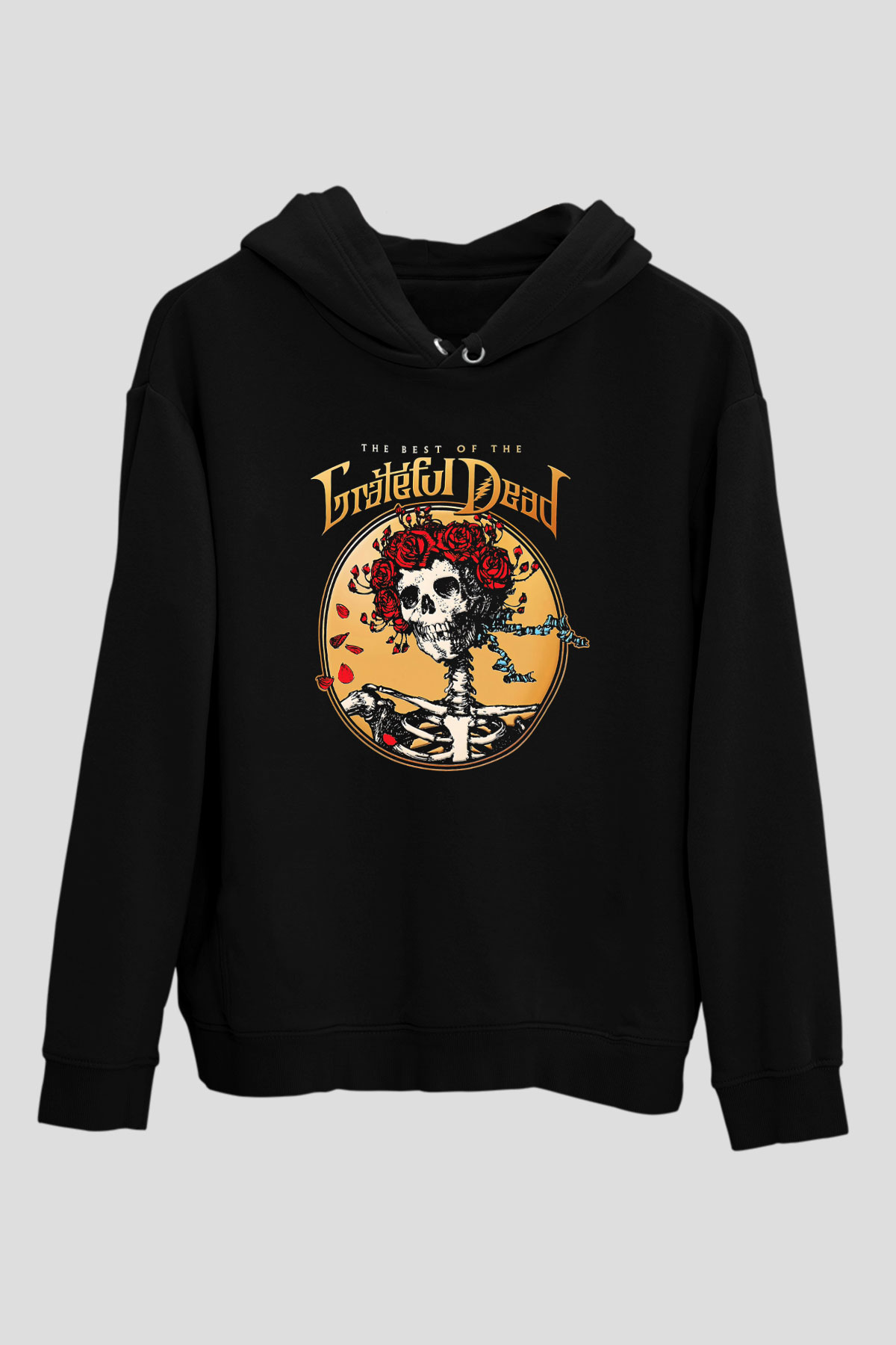 Grateful Dead Siyah Unisex Hoodie