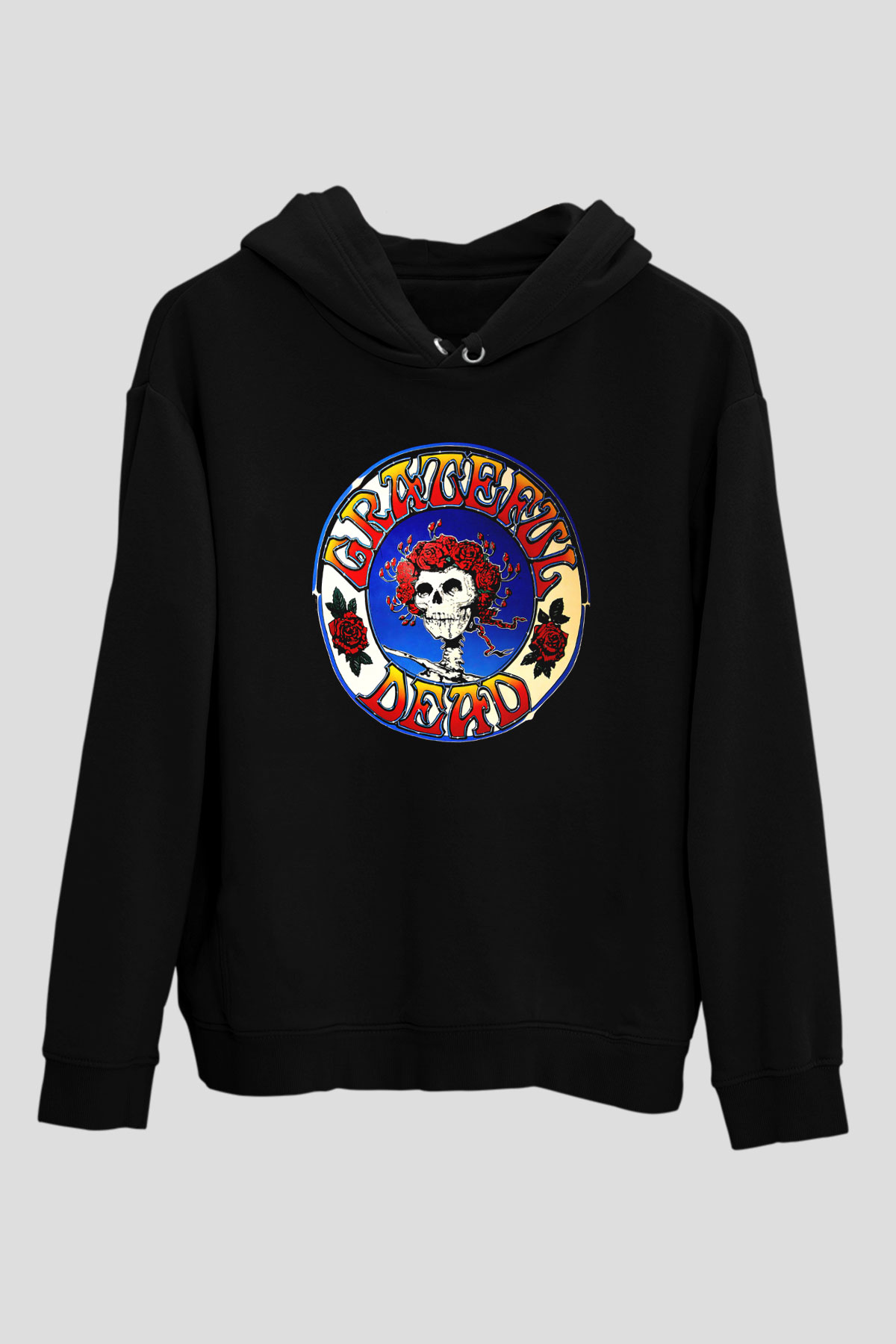 Grateful Dead Siyah Unisex Hoodie