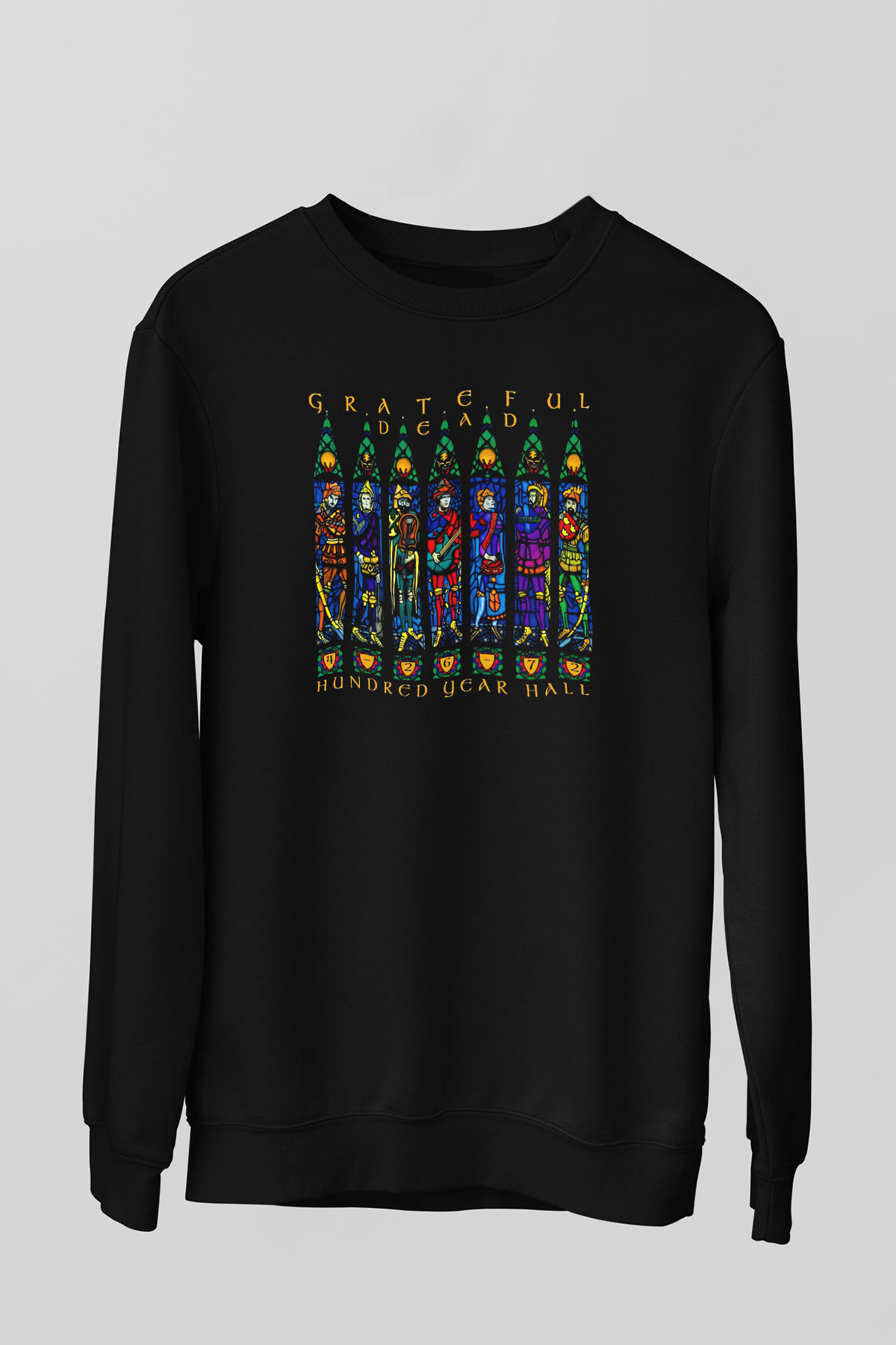 Grateful Dead Siyah Unisex Sweatshirt