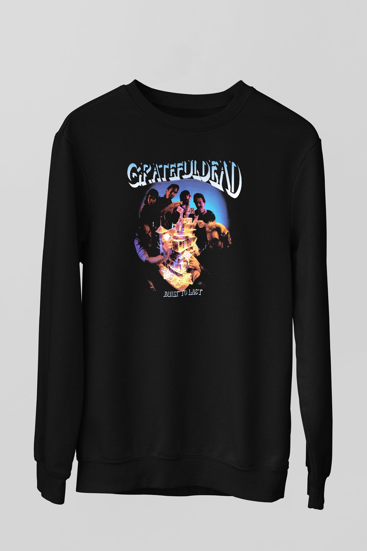 Grateful Dead Siyah Unisex Sweatshirt