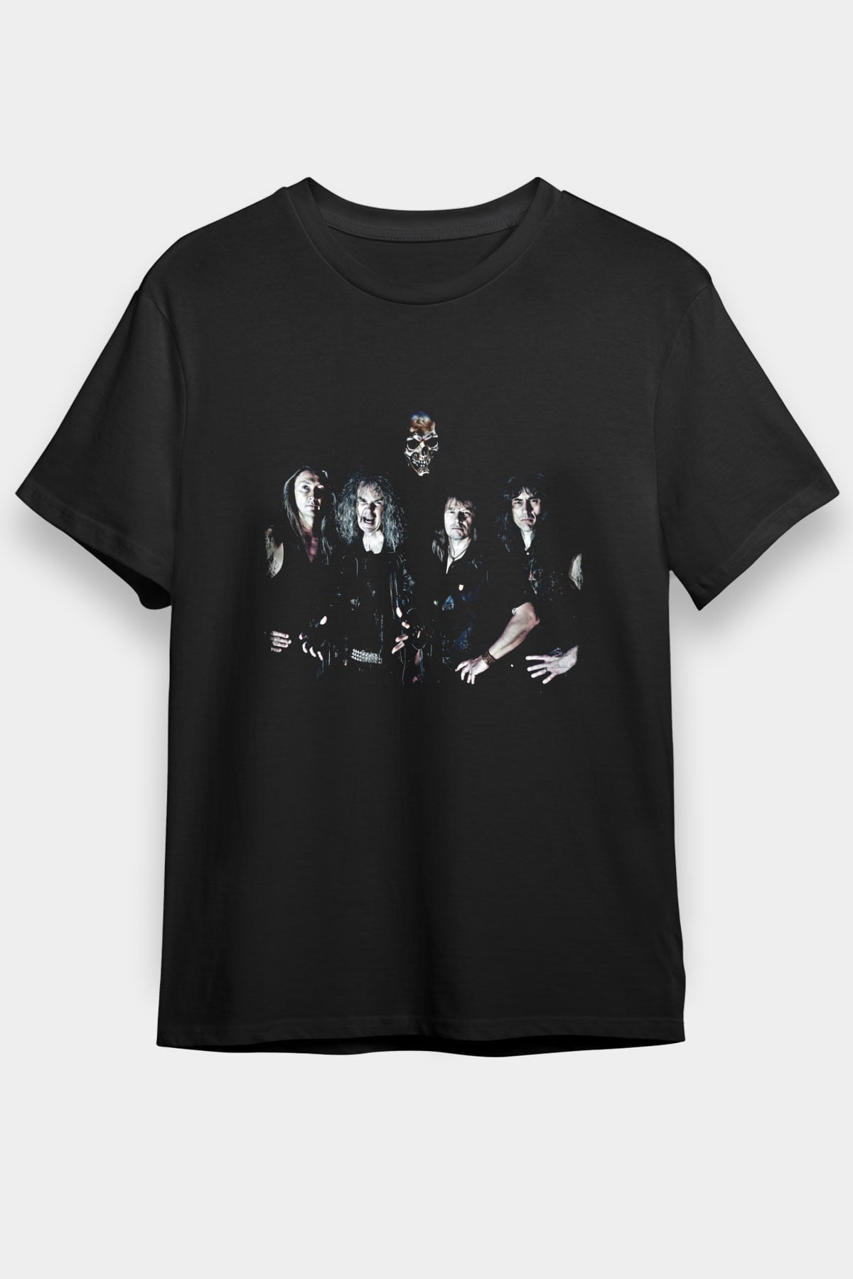 Grave Digger Baskılı Unisex Siyah Tişört