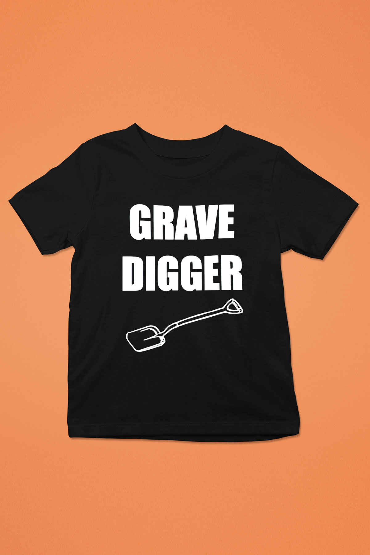 Grave Digger Siyah Unisex Çocuk Tişört