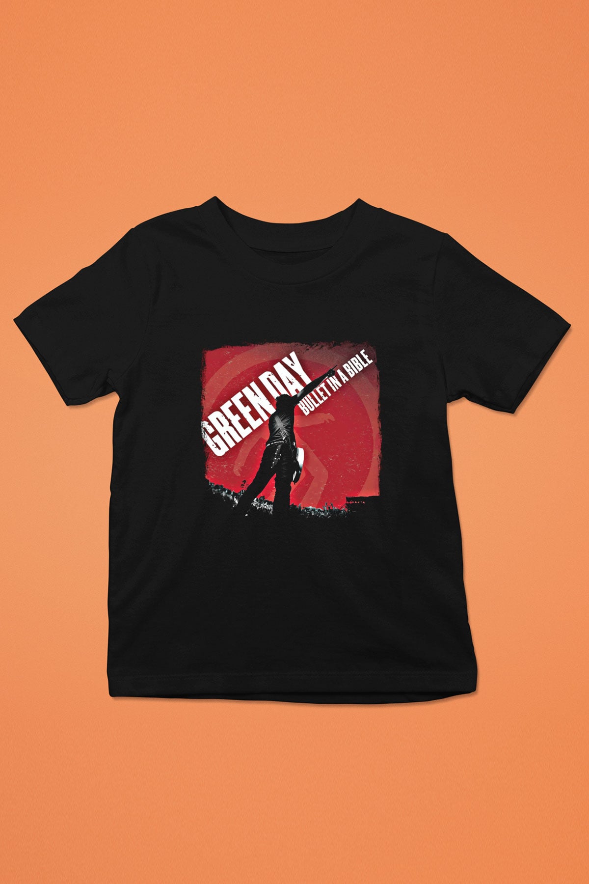 Green Day Baskılı Unisex Siyah Çocuk Tişört