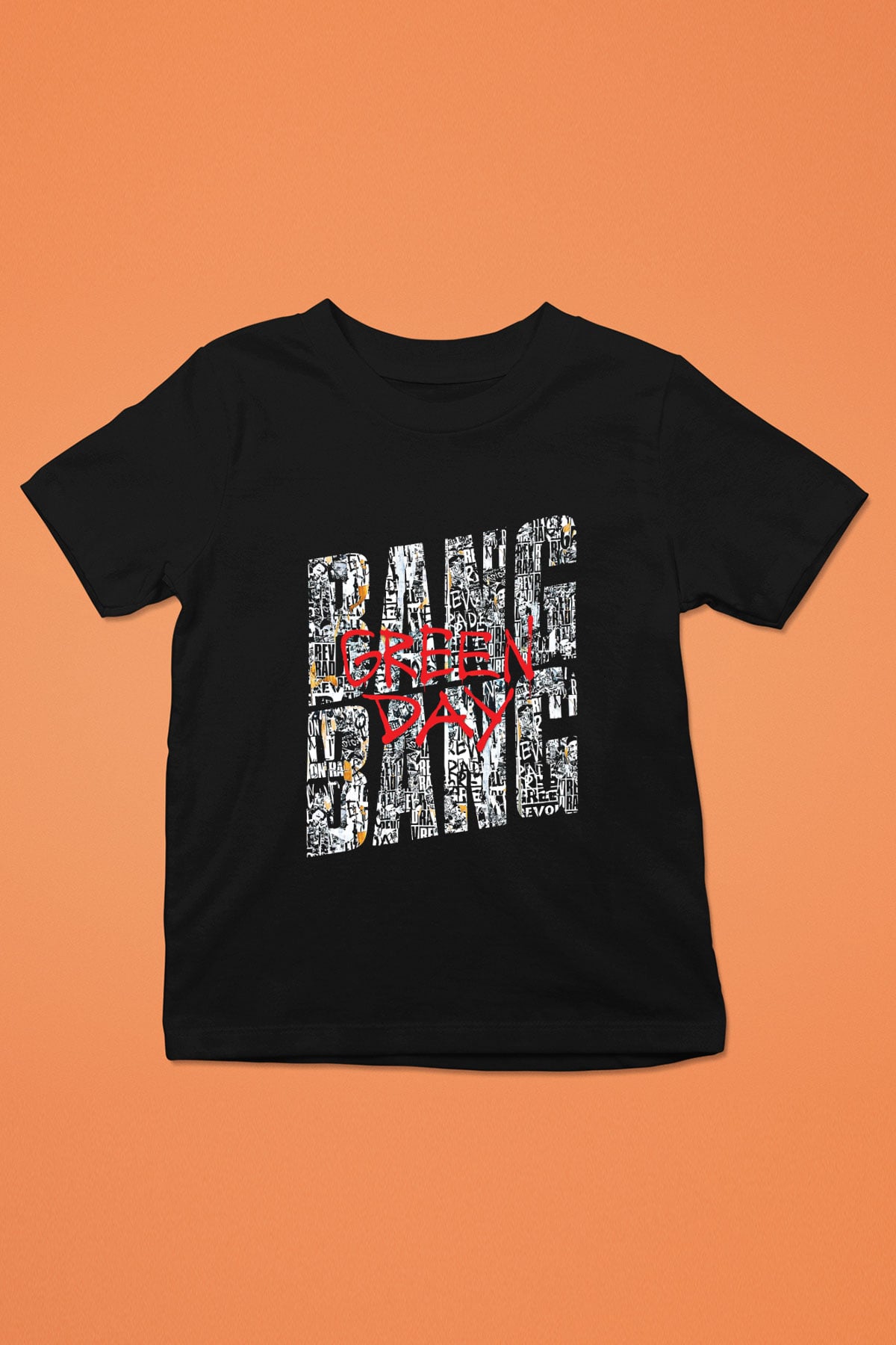 Green Day Baskılı Unisex Siyah Çocuk Tişört
