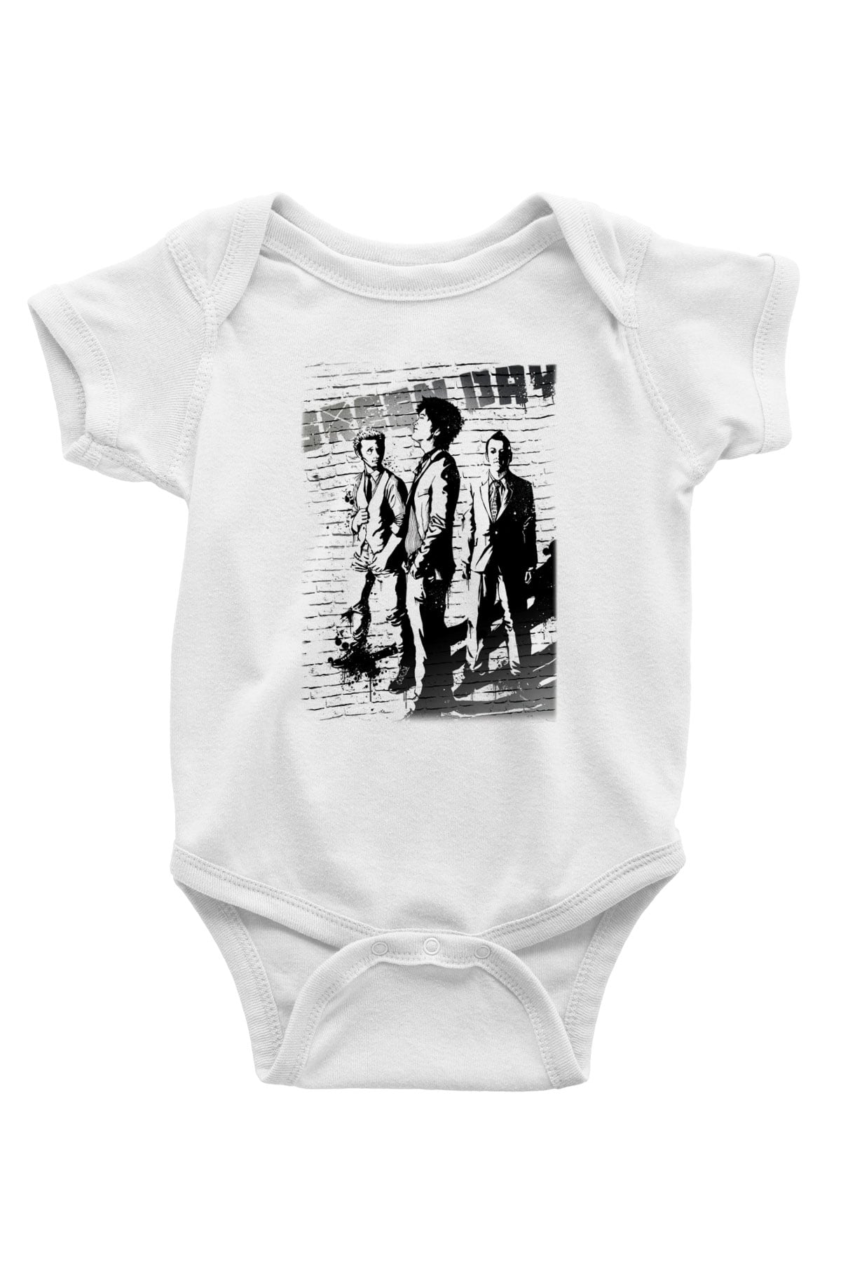 Green Day Beyaz Bebek Body - Zıbın