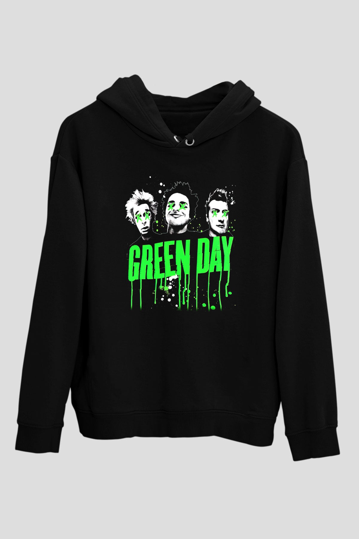 Green Day Siyah Unisex Hoodie