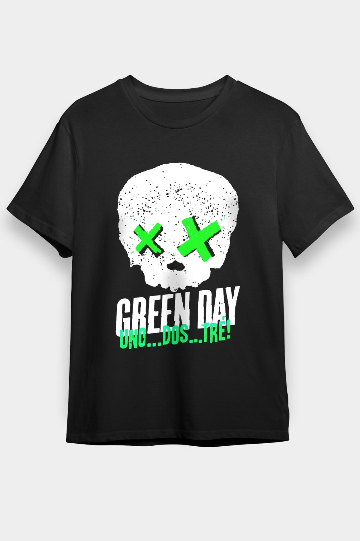 Green Day Siyah Unisex Tişört T-Shirt - TişörtFabrikası