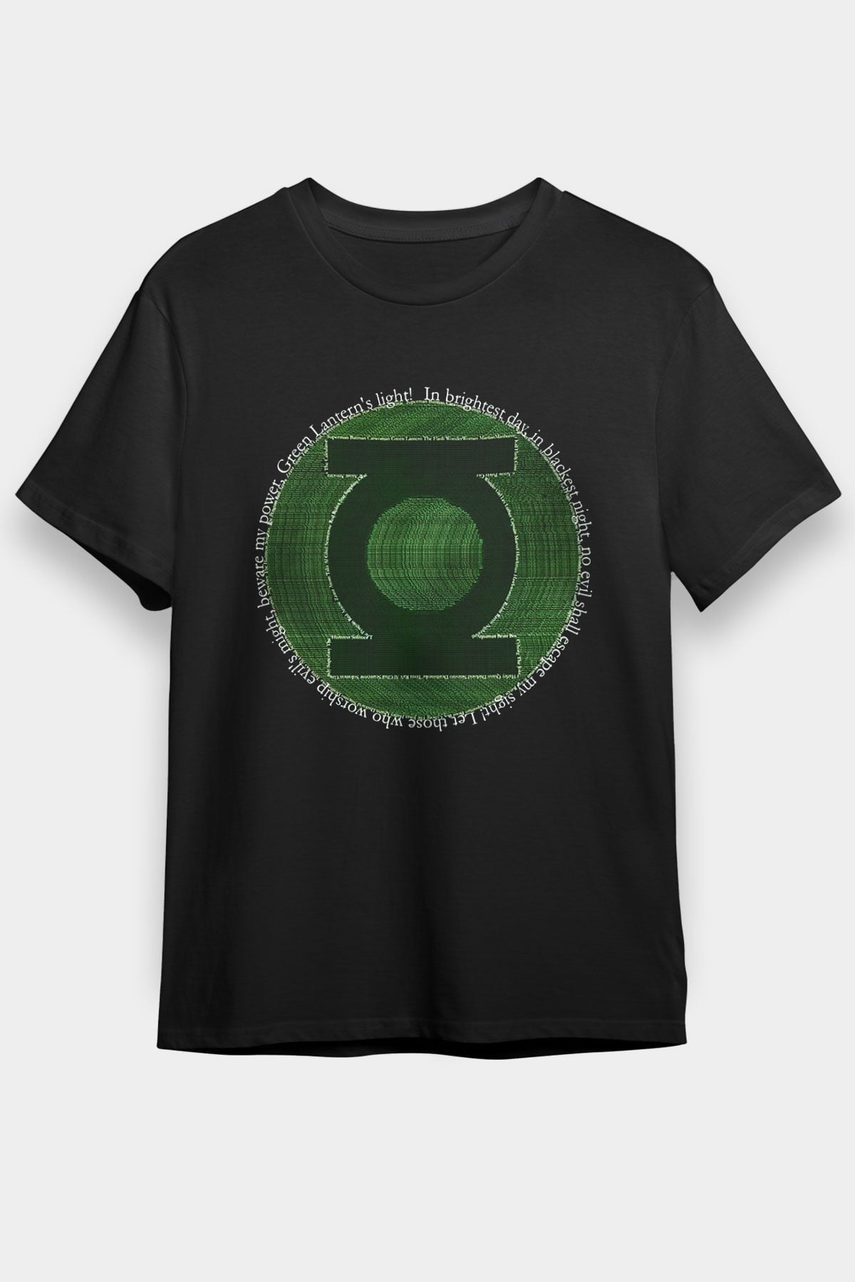 Green Lantern Siyah Unisex Tişört