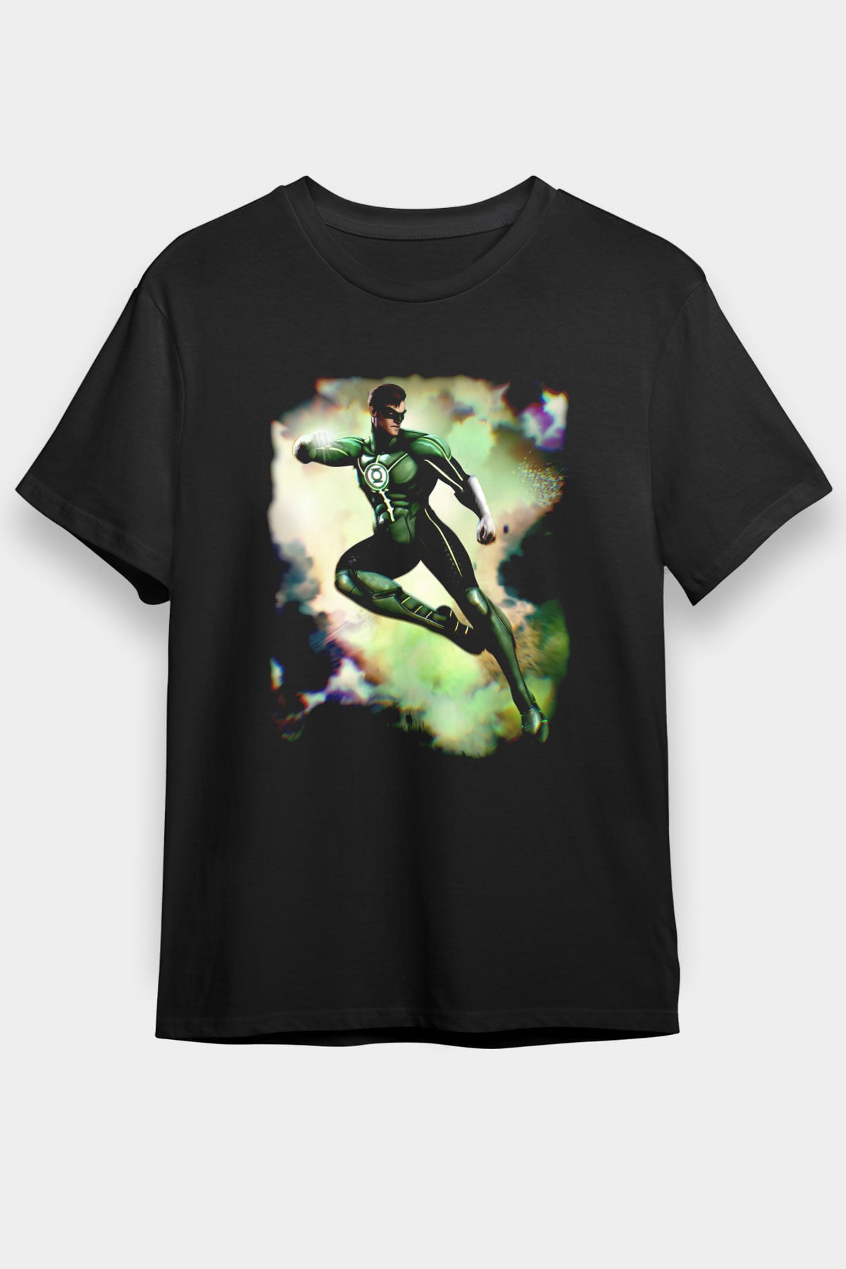 Green Lantern Siyah Unisex Tişört