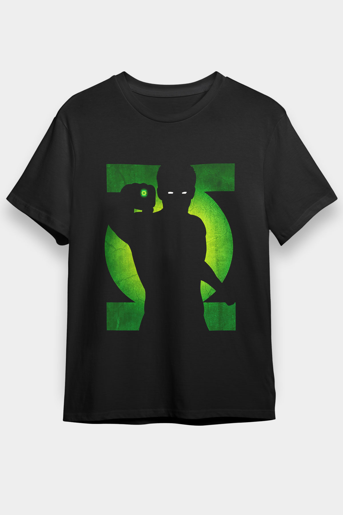 Green Lantern Siyah Unisex Graphic Tee - STREETWEAR