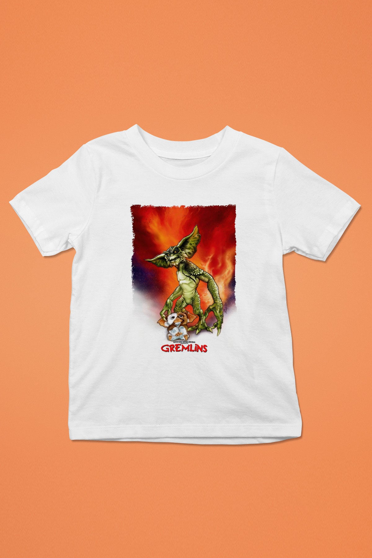 Gremlins Beyaz Unisex Çocuk Tişört