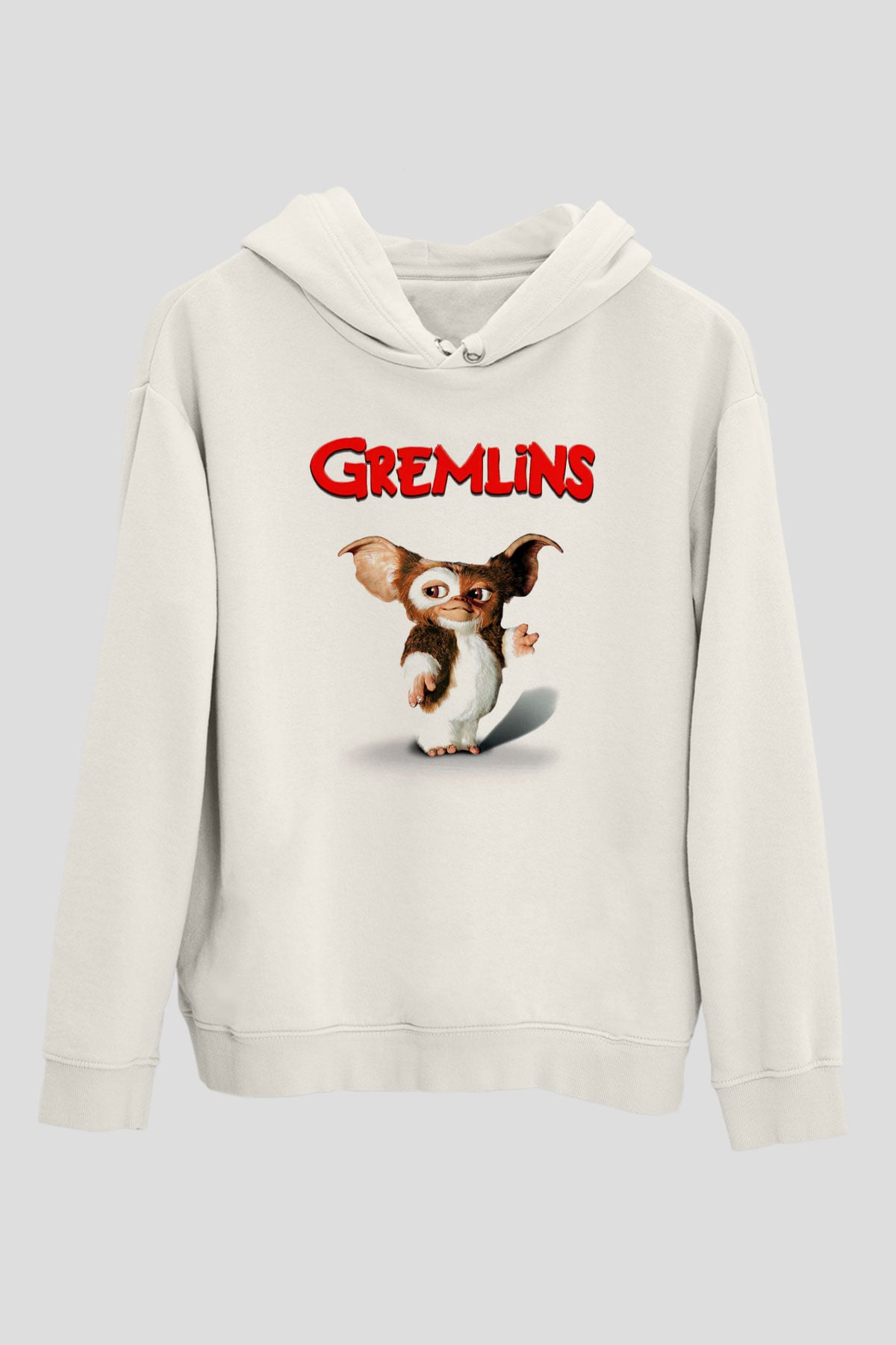 Gremlins Beyaz Unisex Hoodie