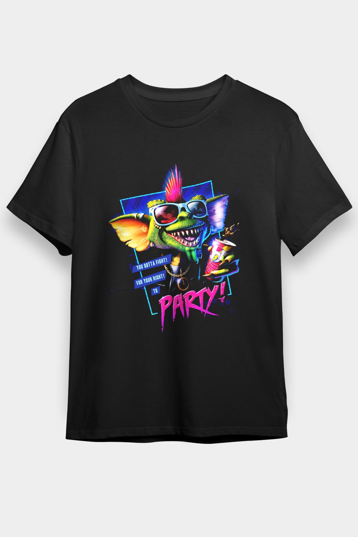 Gremlins Gremlinler Siyah Unisex Tişört