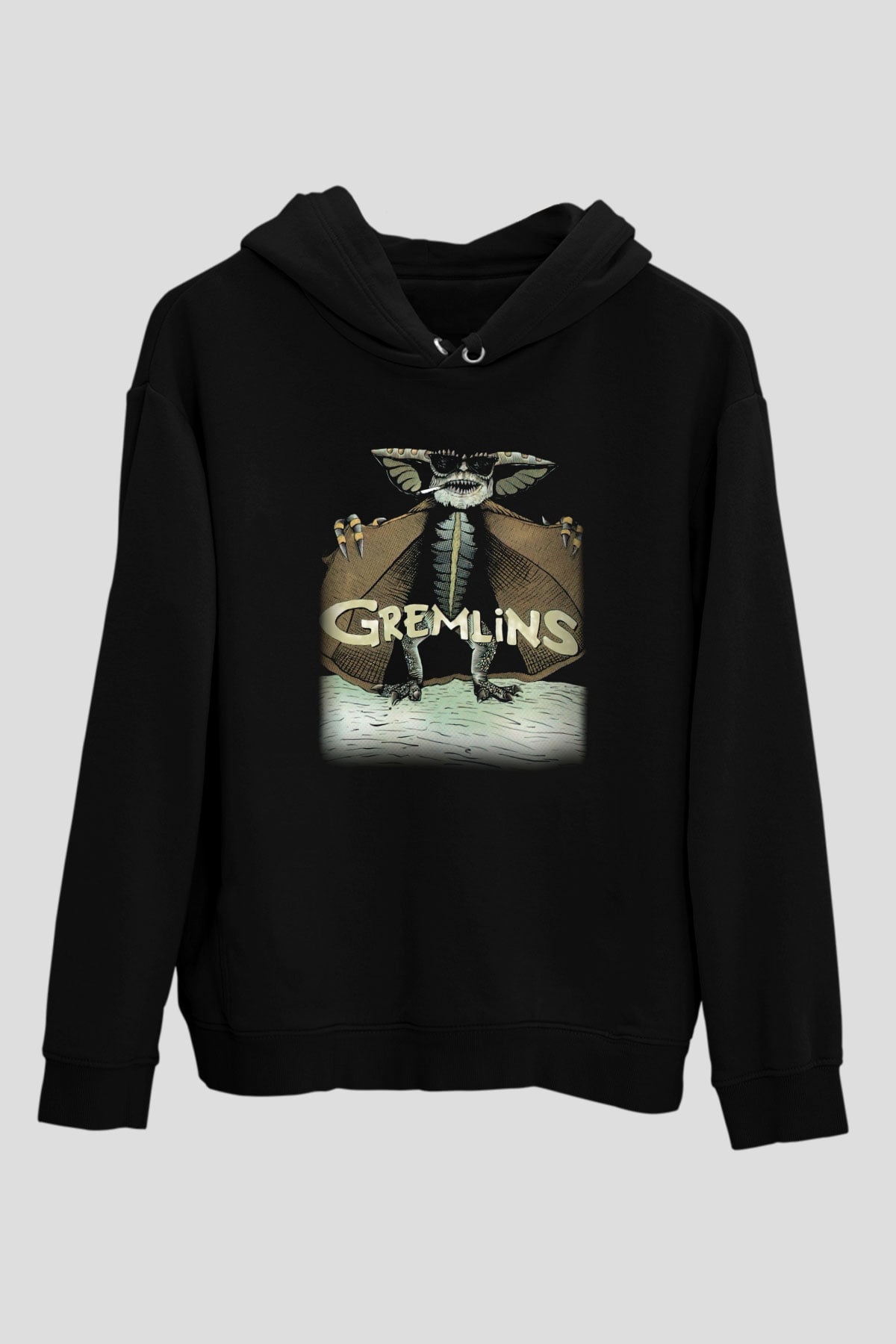 Gremlins Siyah Unisex Hoodie