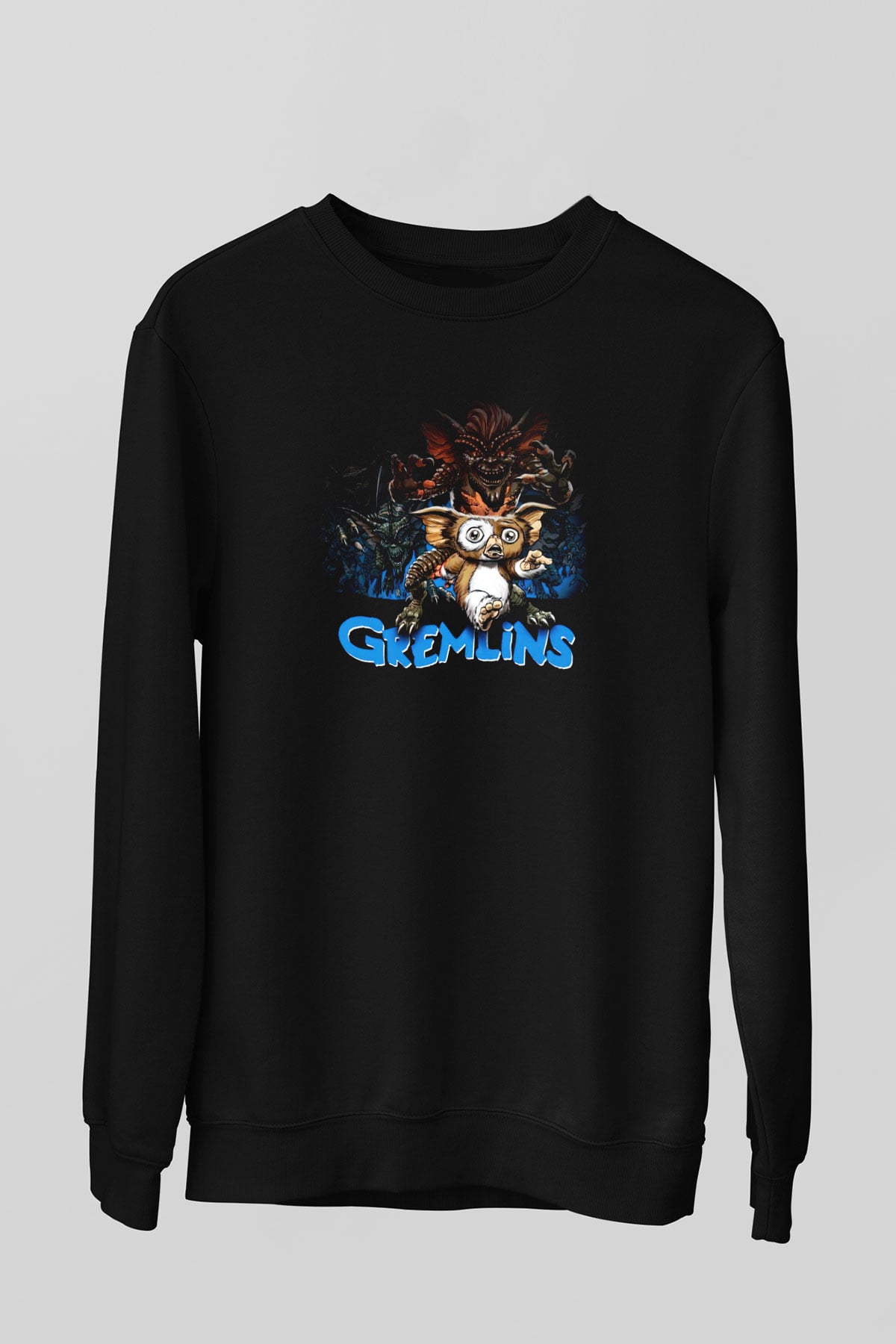 Gremlins Siyah Unisex Sweatshirt