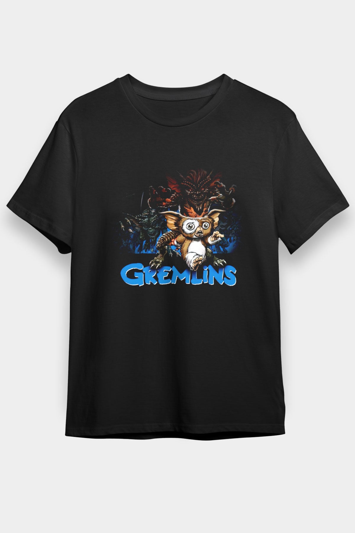 Gremlins Siyah Unisex Tişört T-Shirt