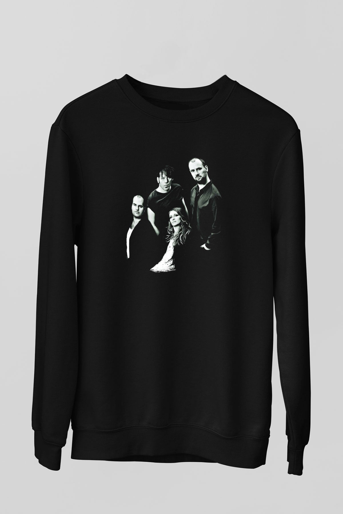 Guano Apes Baskılı Unisex Siyah Sweatshirt