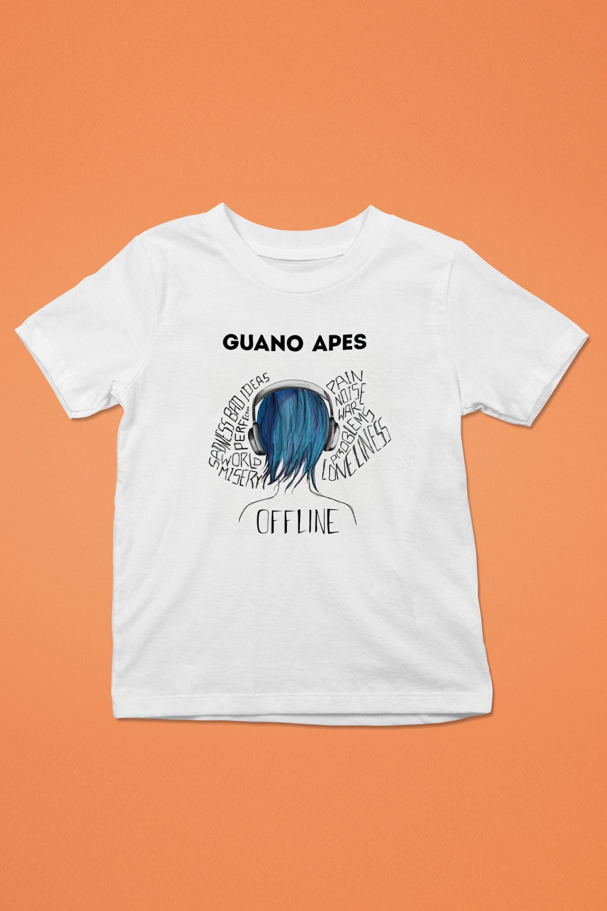 Guano Apes Beyaz Unisex Çocuk Tişört