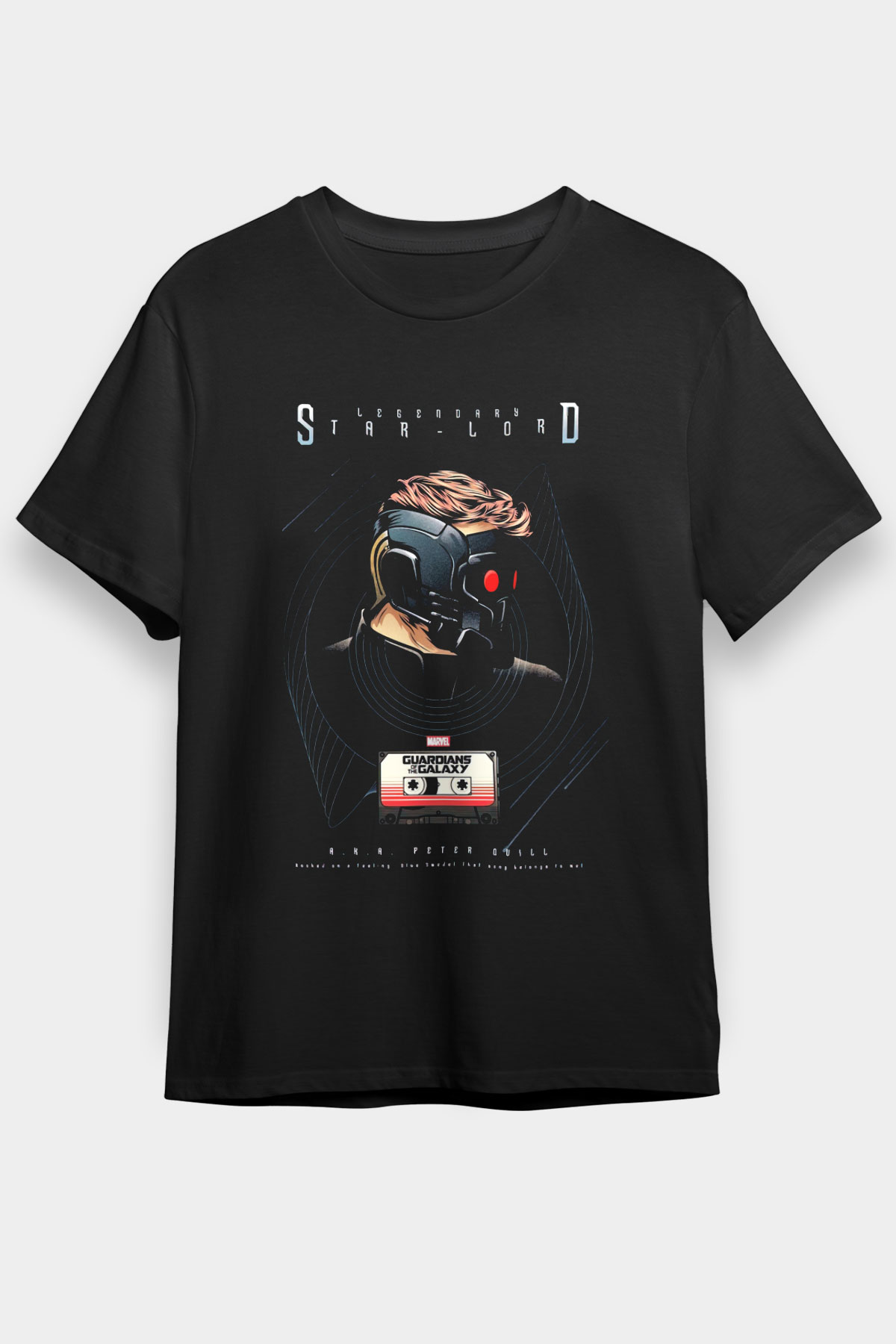 Guardians of the Galaxy Siyah Unisex Graphic Tee - STREETWEAR