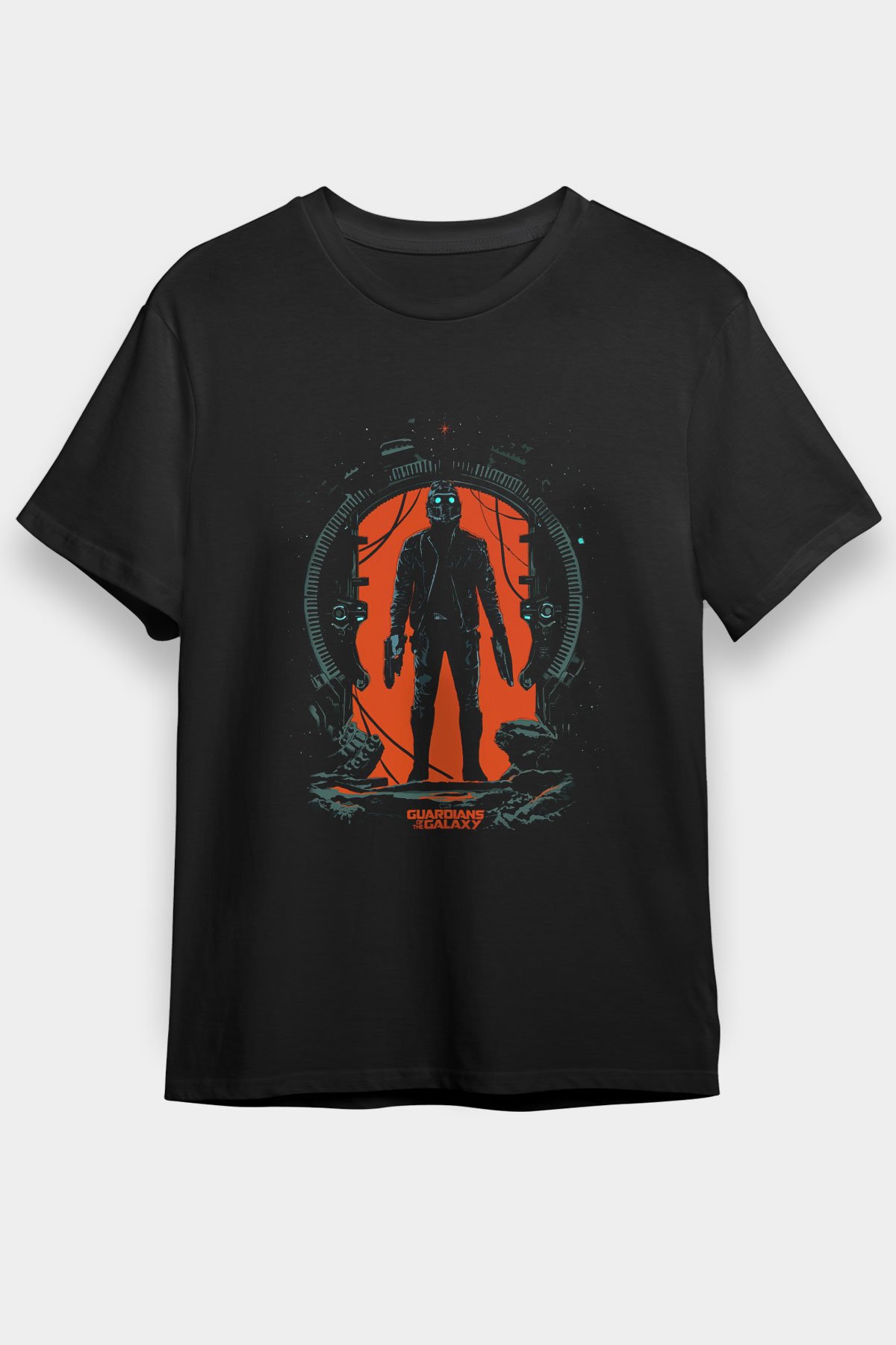 Guardians of the Galaxy Siyah Unisex Graphic Tee - STREETWEAR