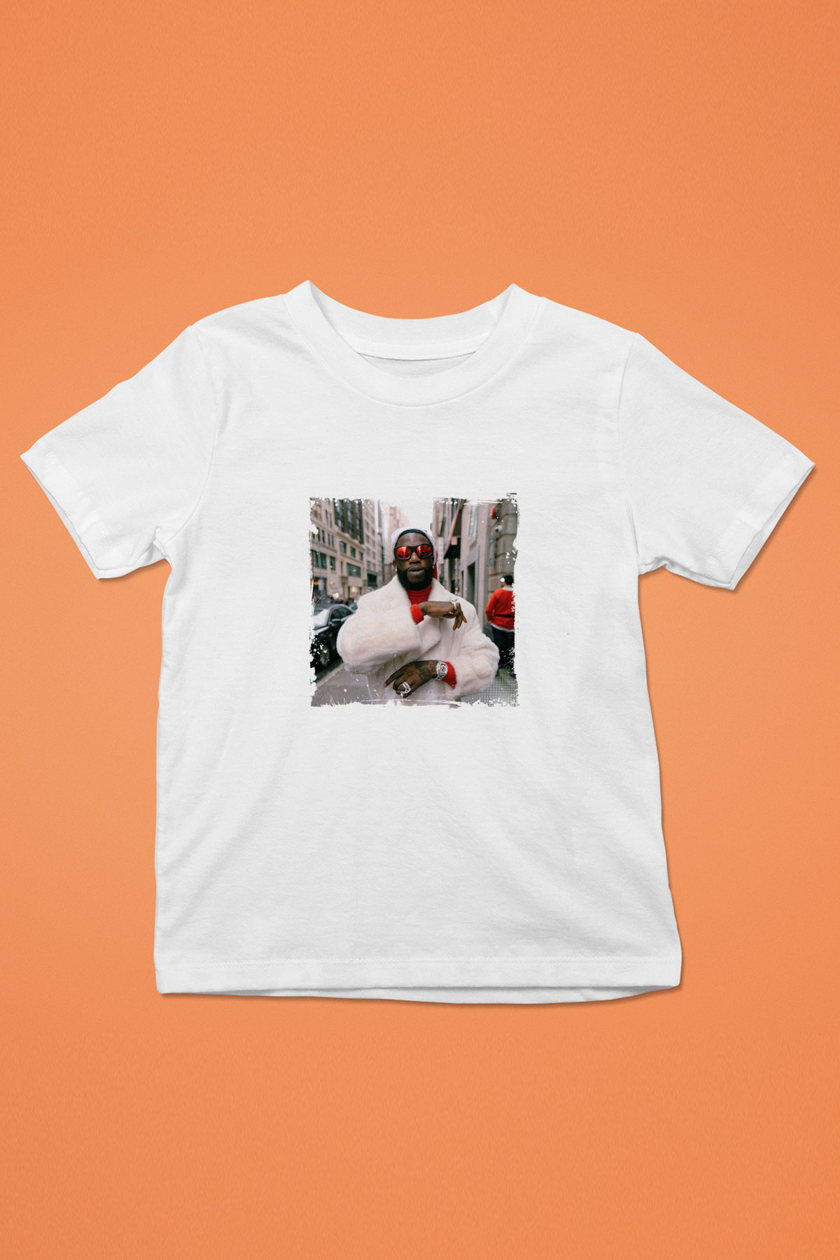 Gucci Mane Baskılı Unisex Beyaz Çocuk Tişört